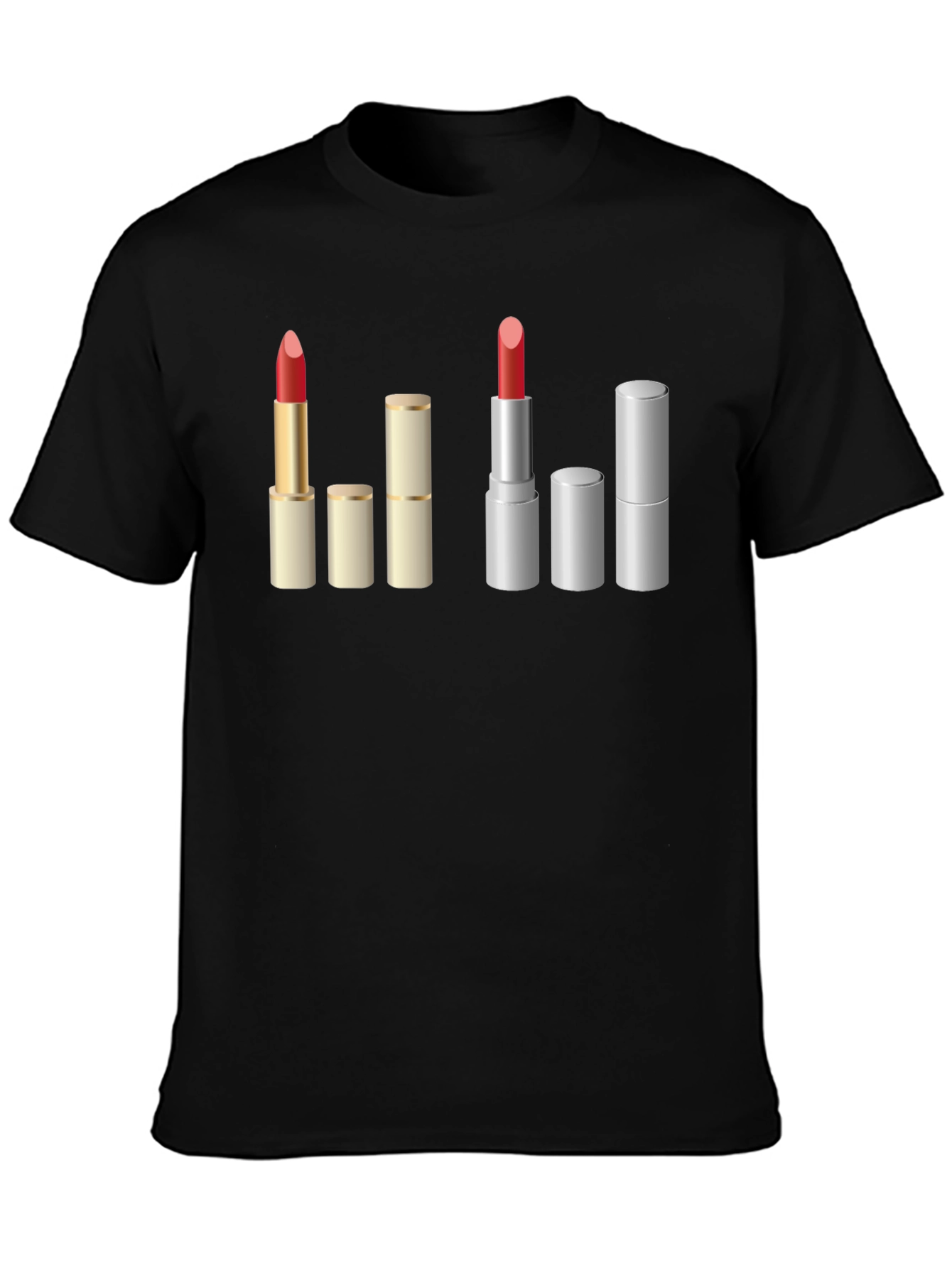 Lipstick Lover Graphic Tee - Makeup Artist Fashion Shirt