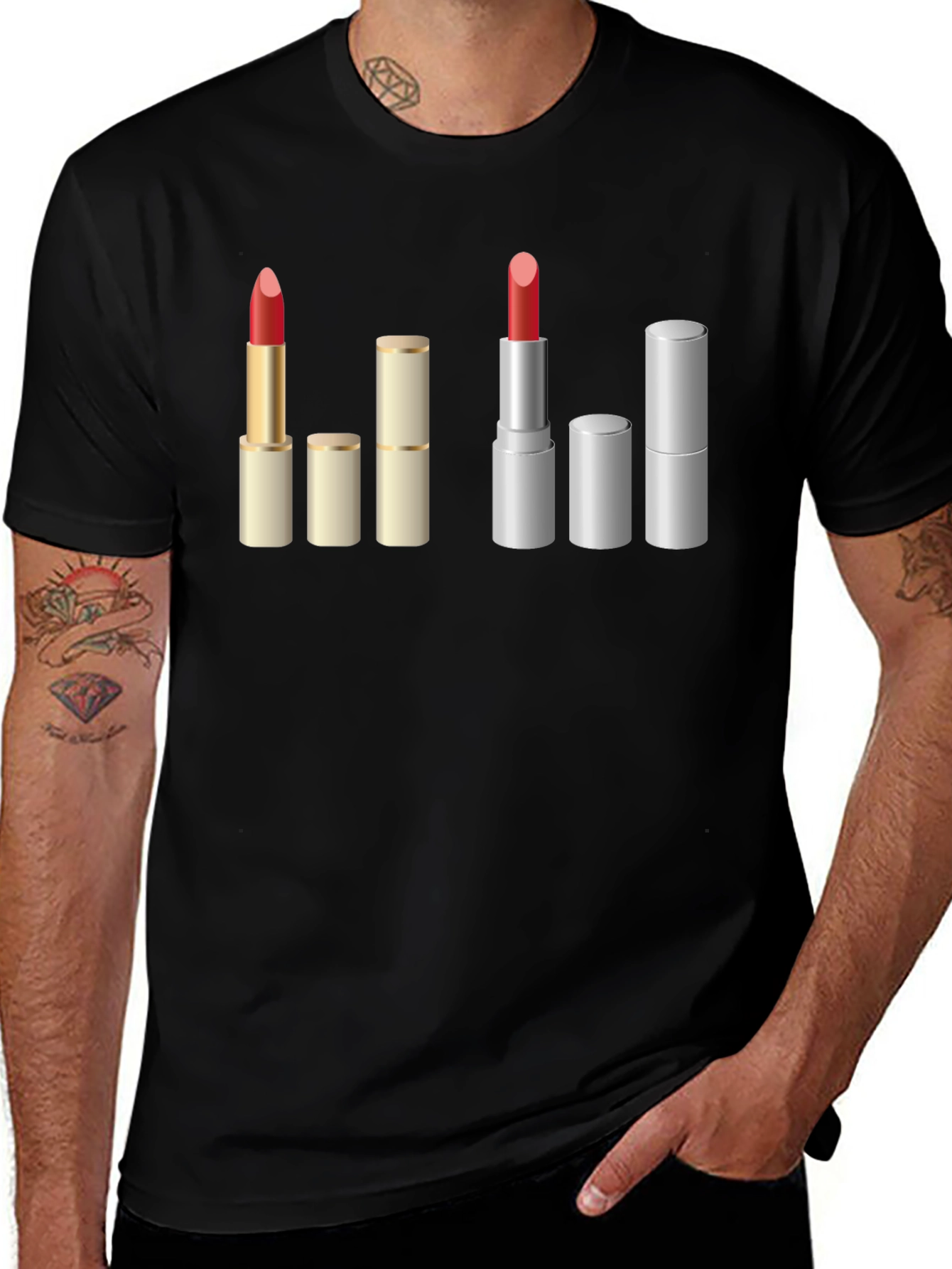 Lipstick Lover Graphic Tee - Makeup Artist Fashion Shirt