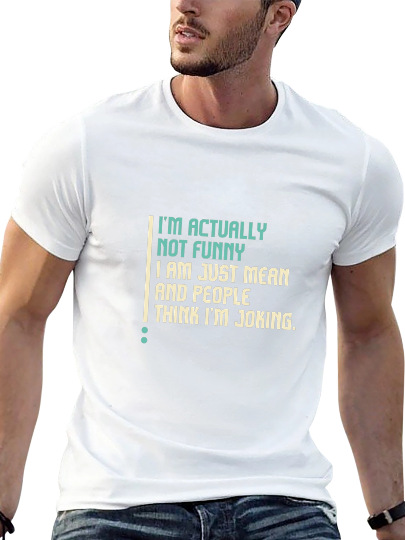 Funny Sarcastic T-Shirt - Im Actually Not Funny