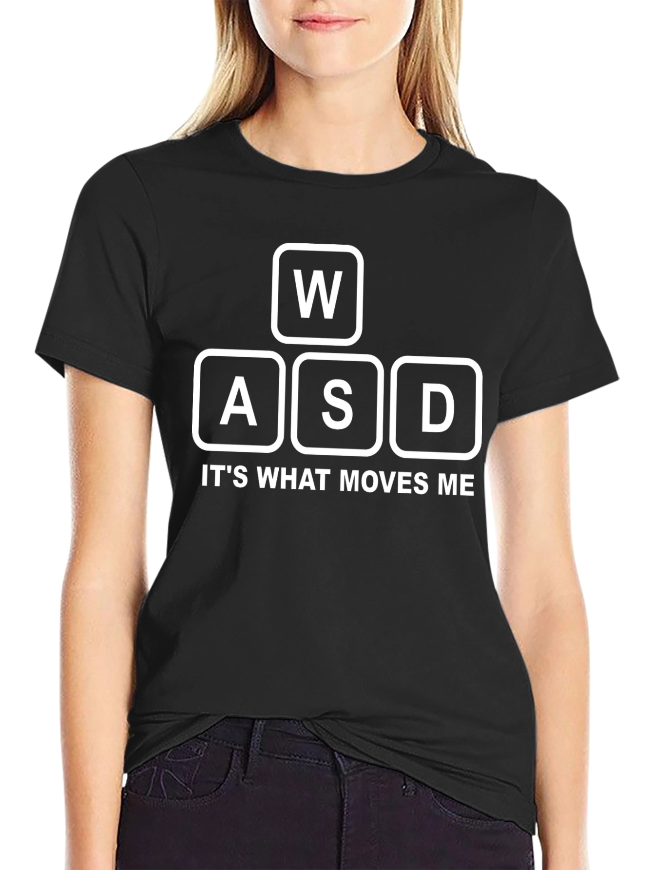 Gamer T-Shirt - WASD - Its What Moves Me
