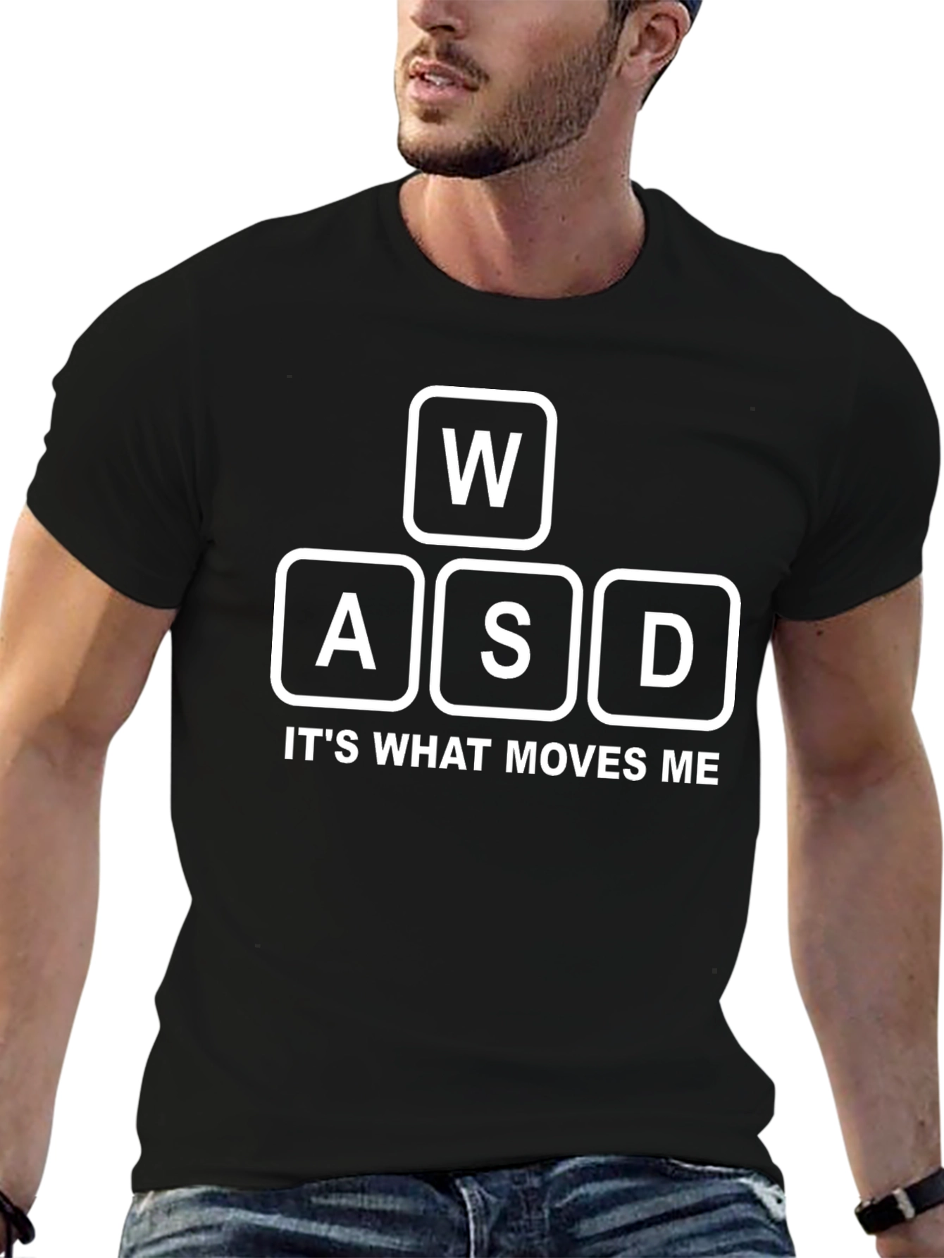 Gamer T-Shirt - WASD - Its What Moves Me