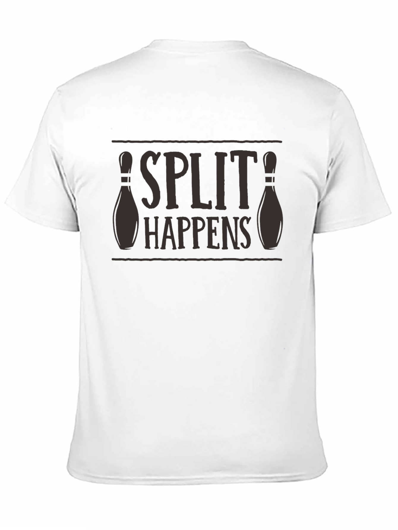 Split Happens Bowling T-Shirt - Funny Bowling Tee