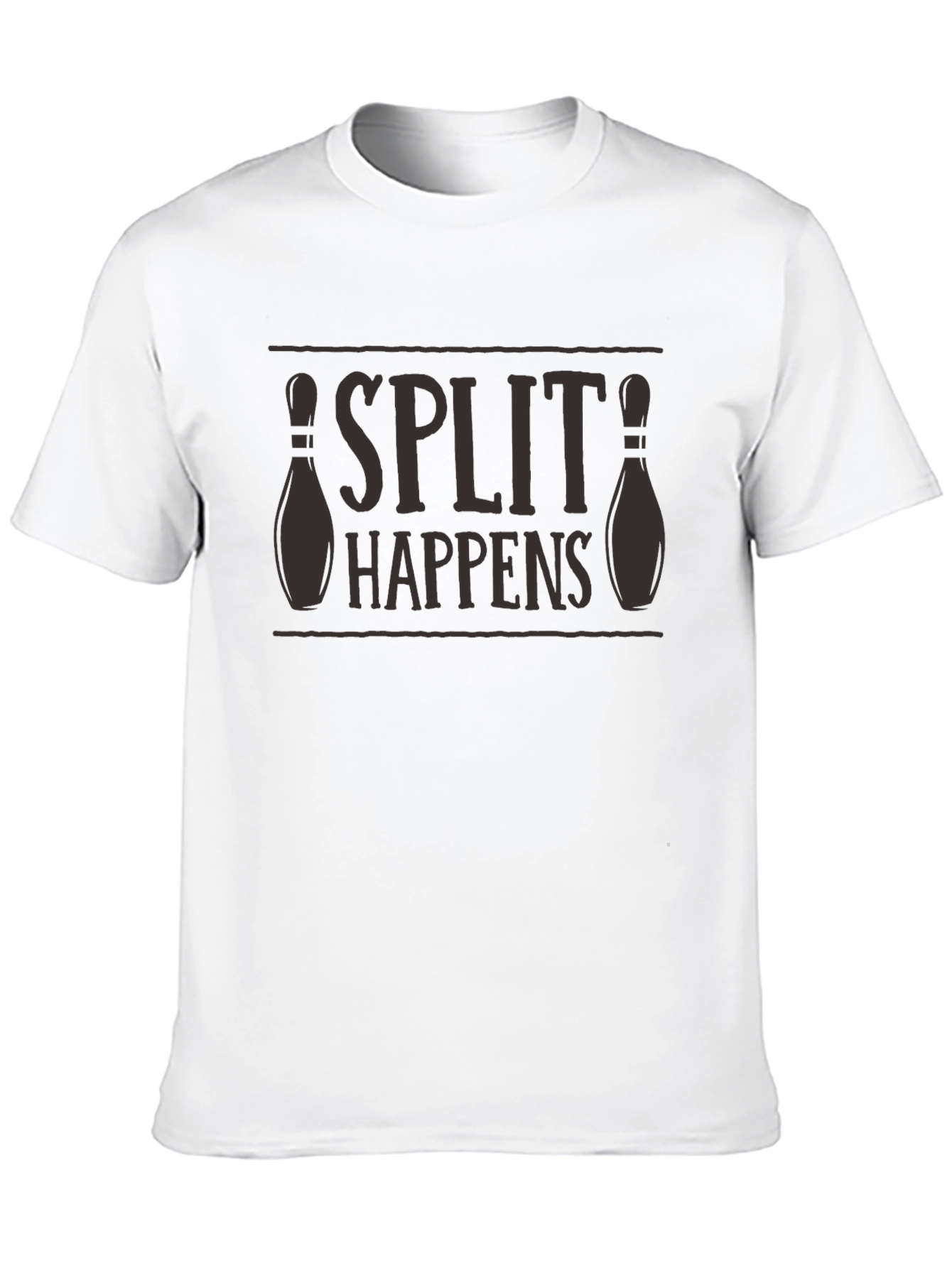 Split Happens Bowling T-Shirt - Funny Bowling Tee