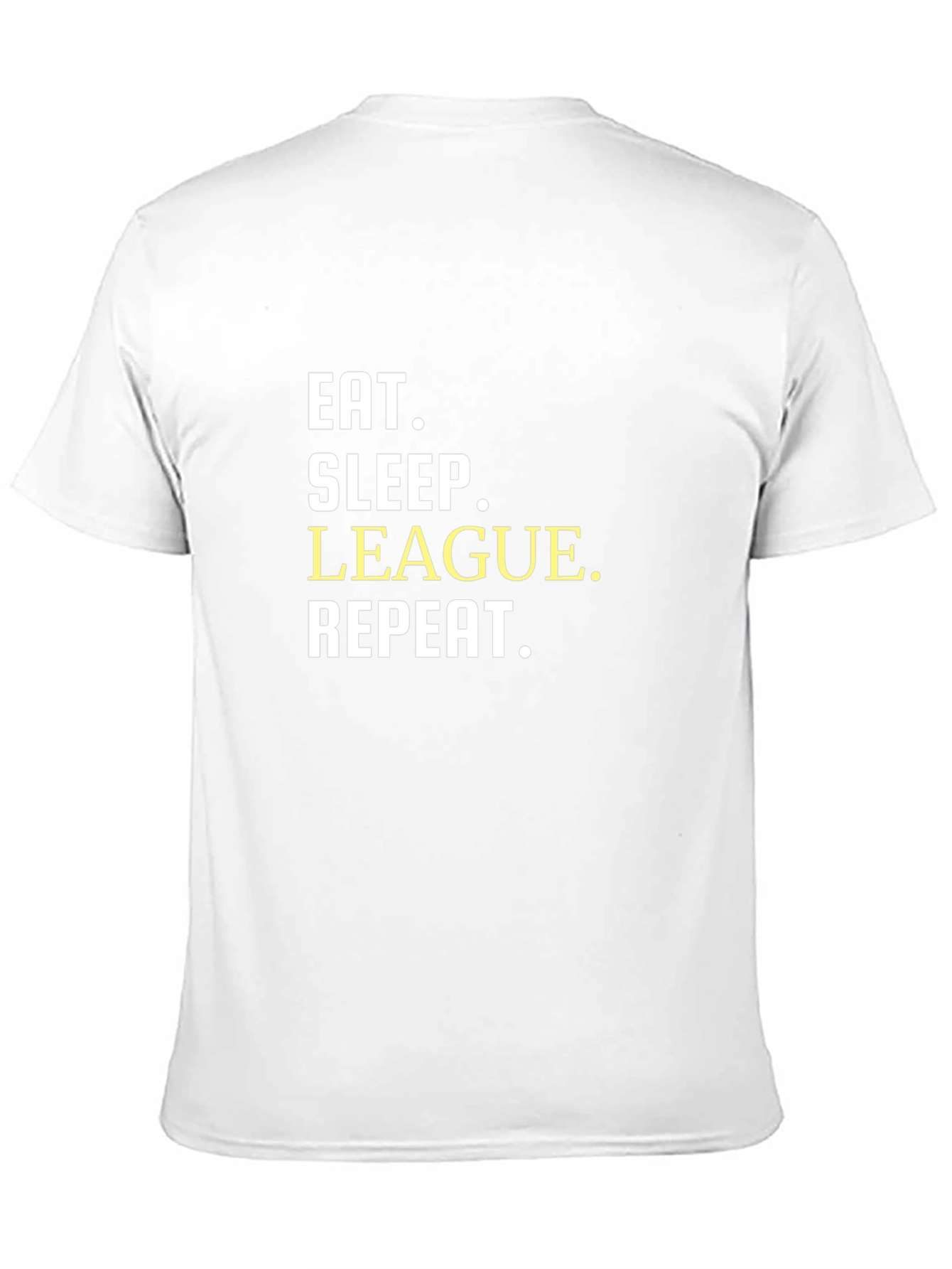 Eat Sleep League Repeat T-Shirt - Gamer Tee