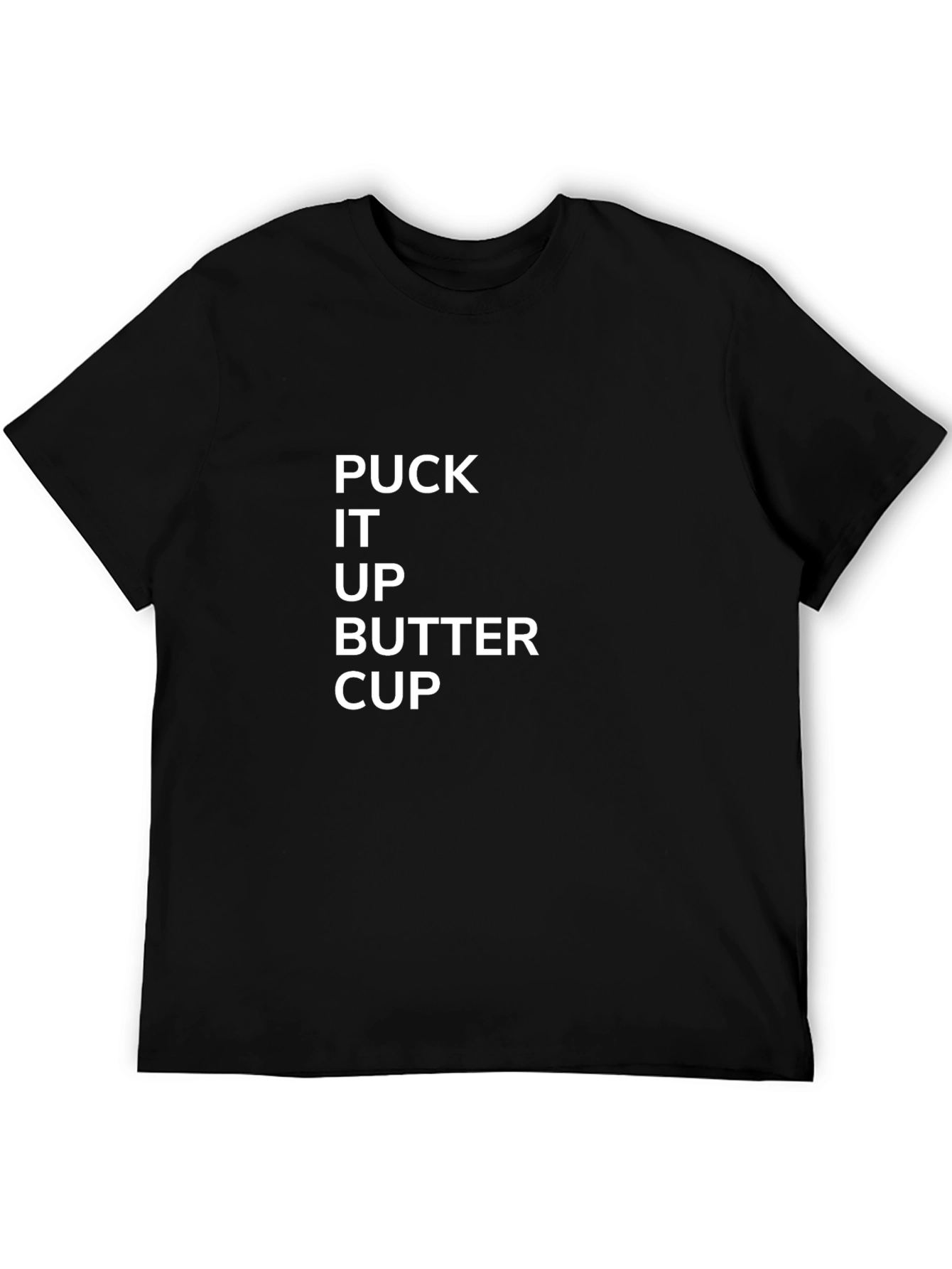 Puck It Up Buttercup T-Shirt - Funny Hockey Tee