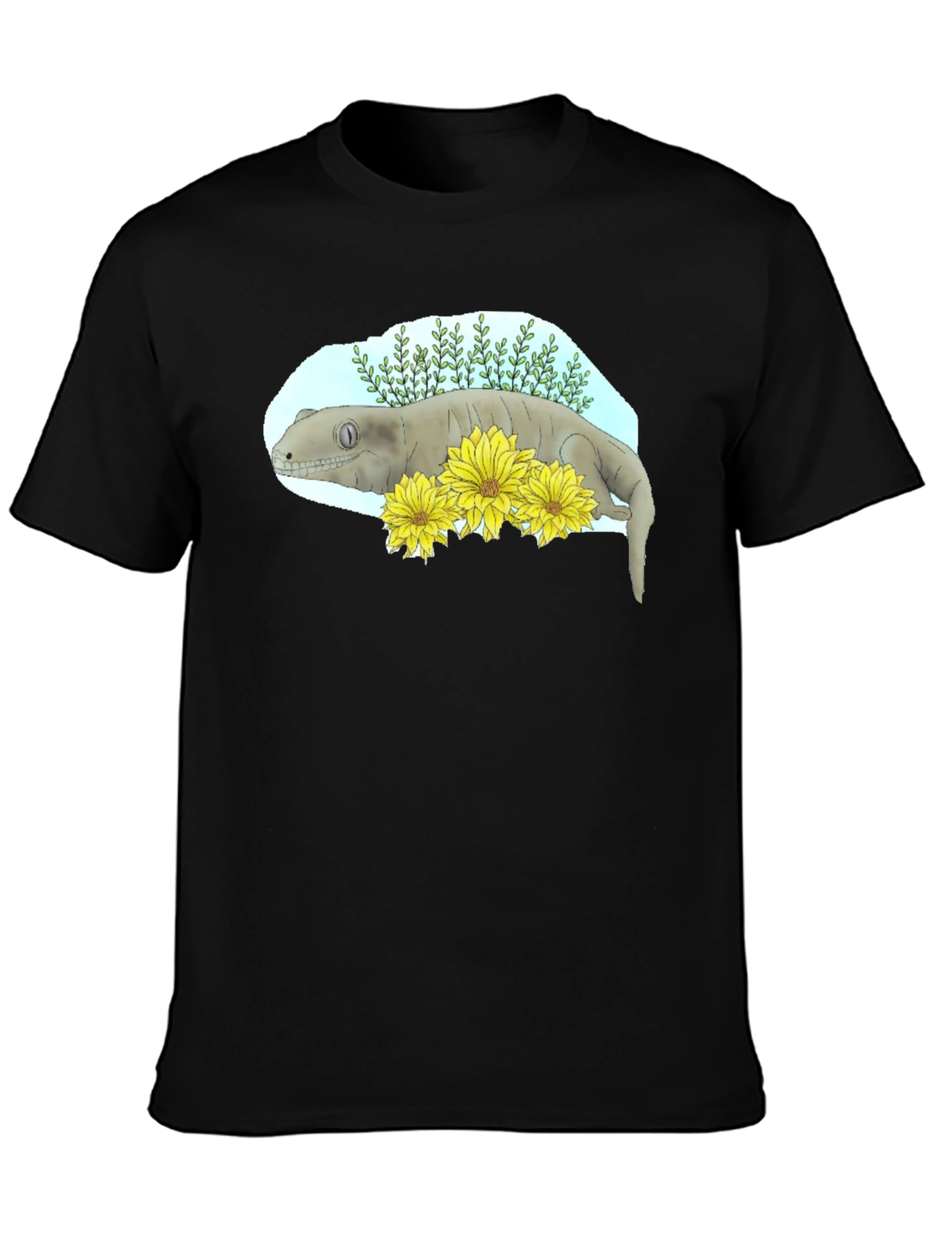 Crested Gecko Graphic Tee - Unique Reptile Lovers Shirt