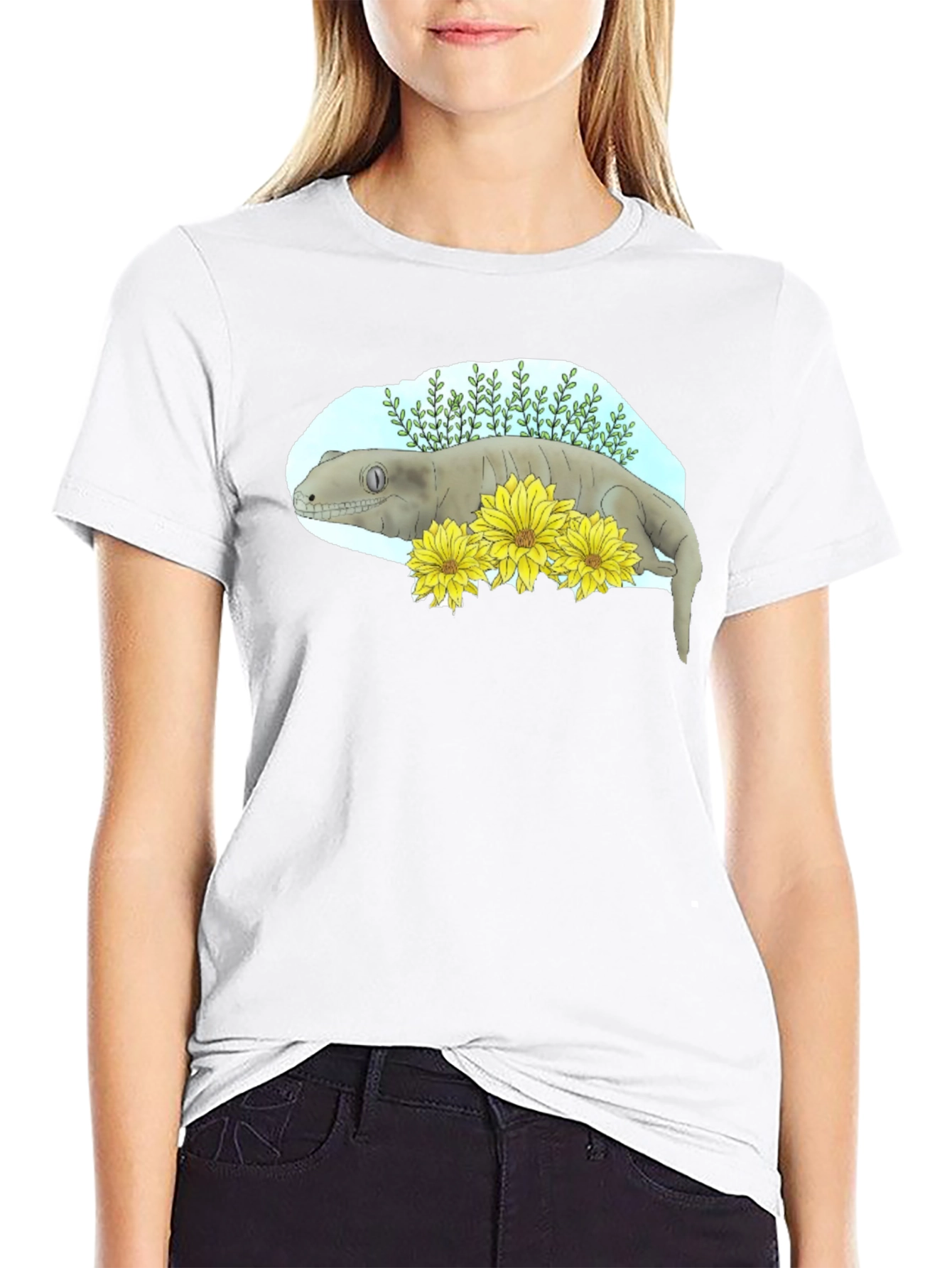 Crested Gecko Graphic Tee - Unique Reptile Lovers Shirt