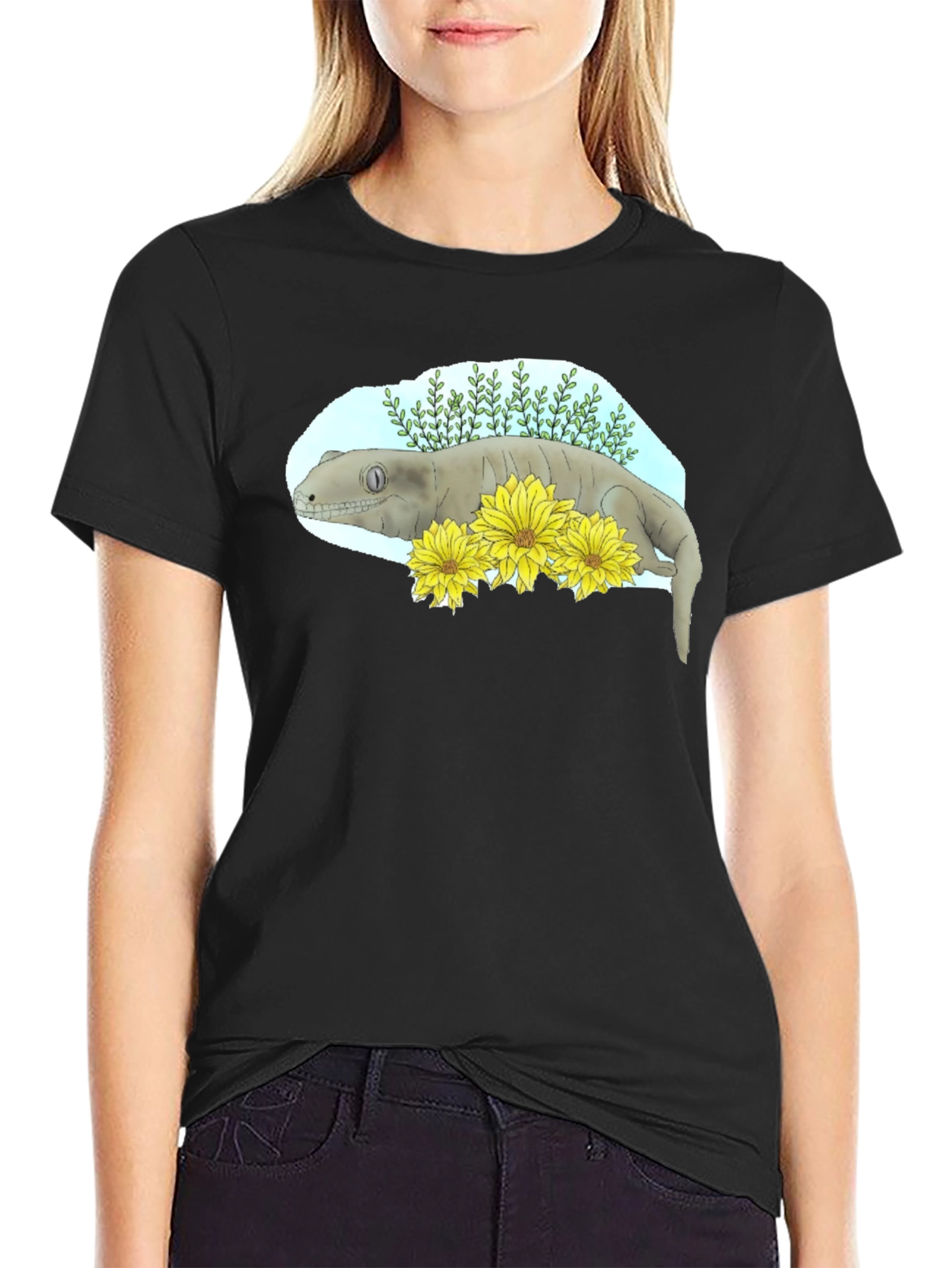 Crested Gecko Graphic Tee - Unique Reptile Lovers Shirt
