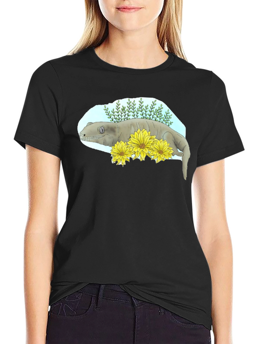 Crested Gecko Graphic Tee - Unique Reptile Lovers Shirt