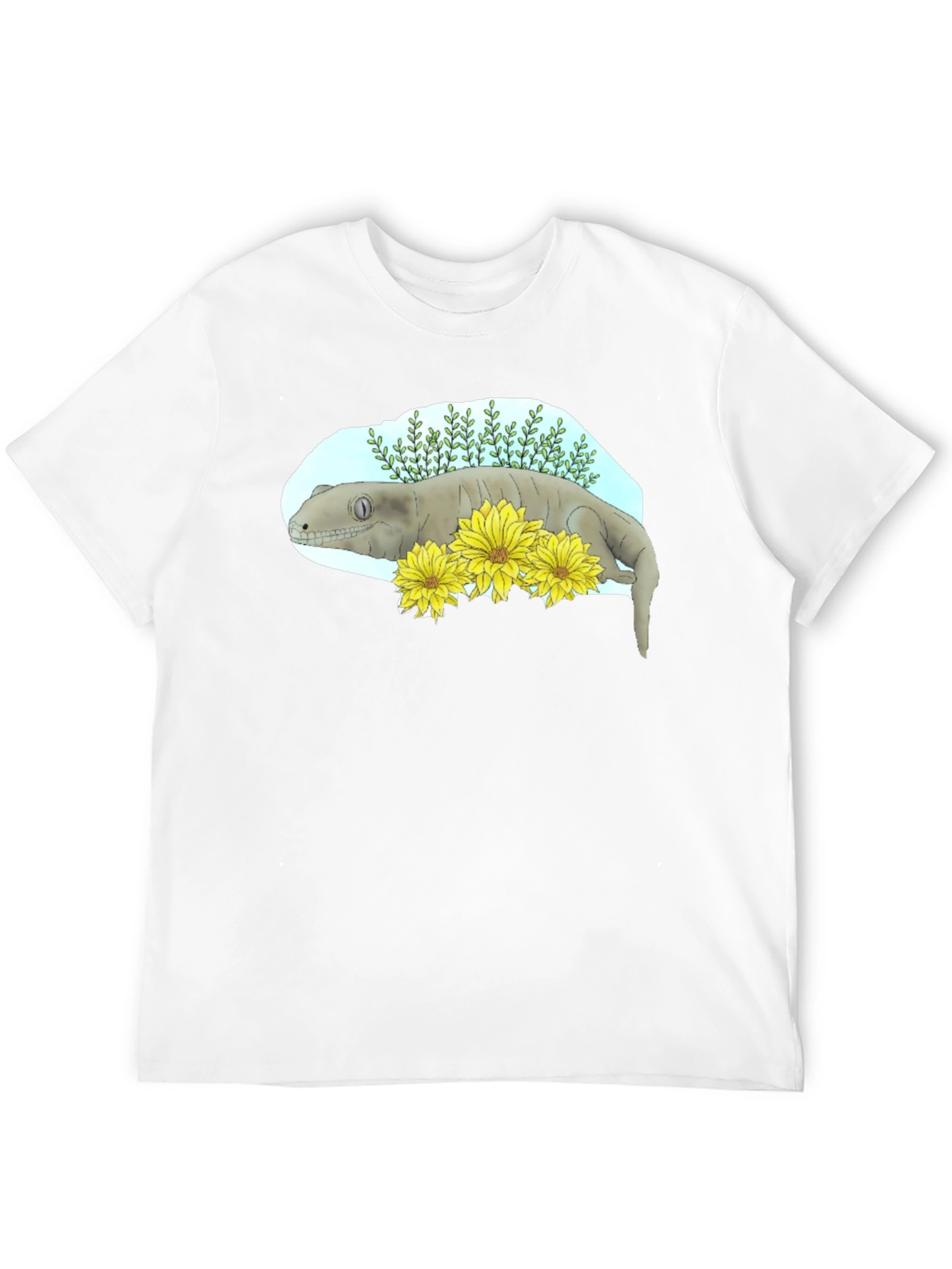 Crested Gecko Graphic Tee - Unique Reptile Lovers Shirt