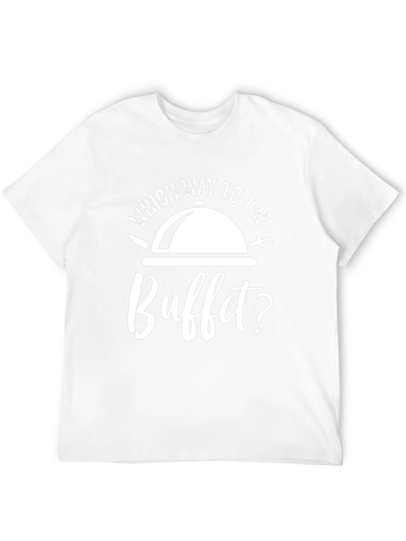 Which Way To The Buffet T-Shirt - Black Tee