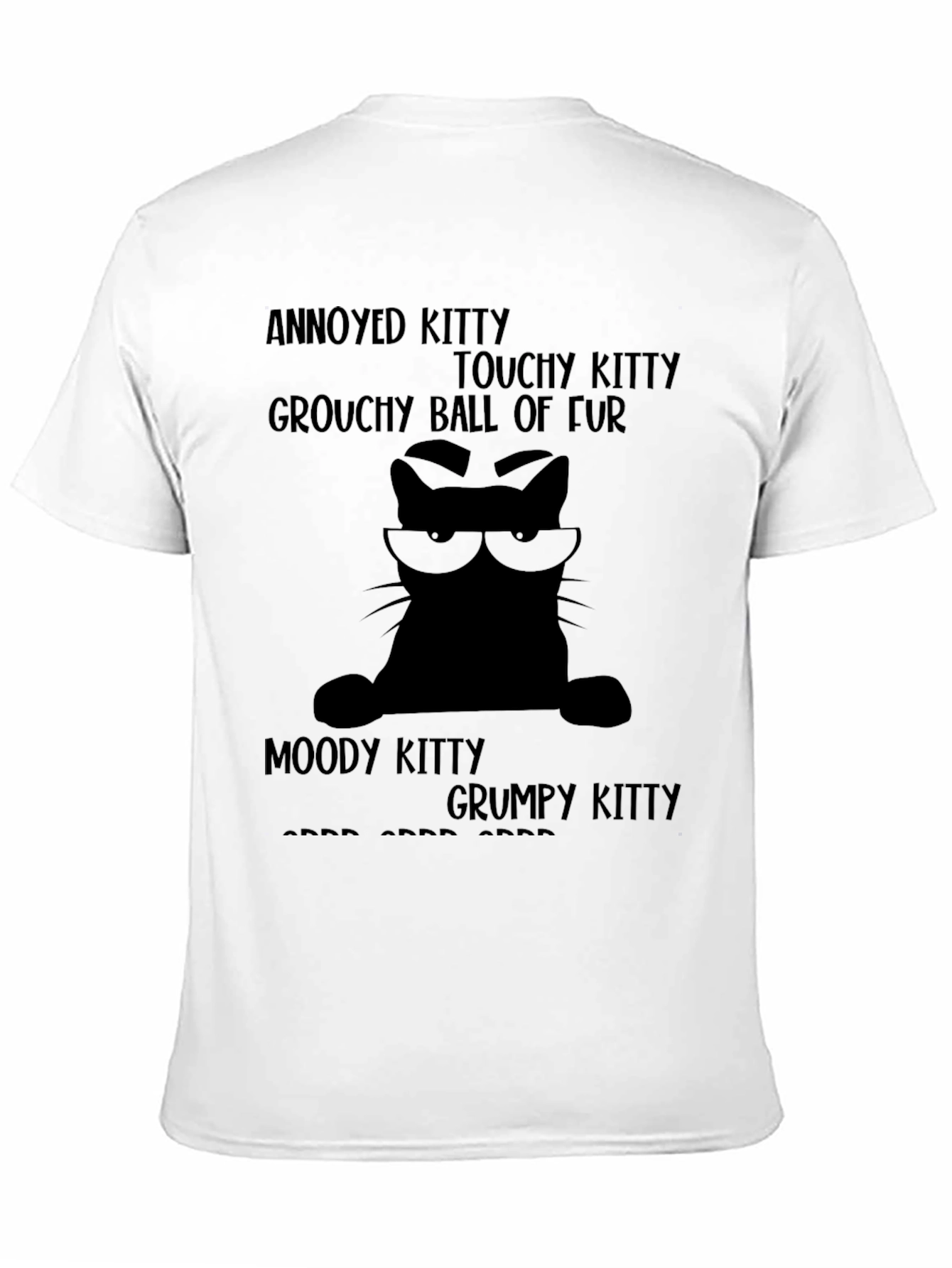Annoyed Kitty T-Shirt - Grouchy Cat Tee