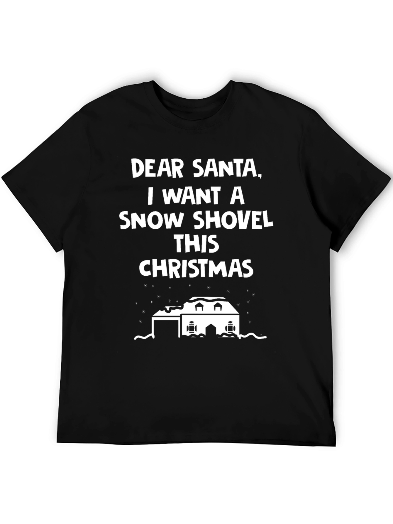 Funny Christmas Snow Shovel T-Shirt