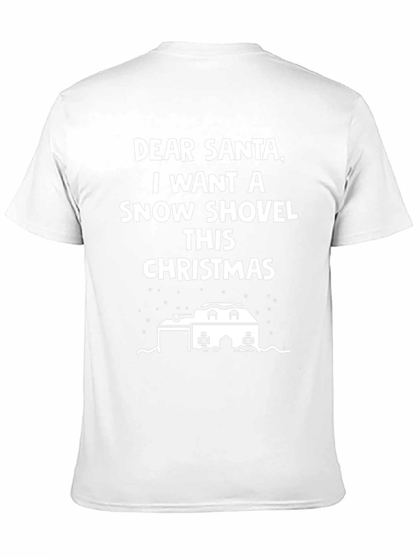 Funny Christmas Snow Shovel T-Shirt