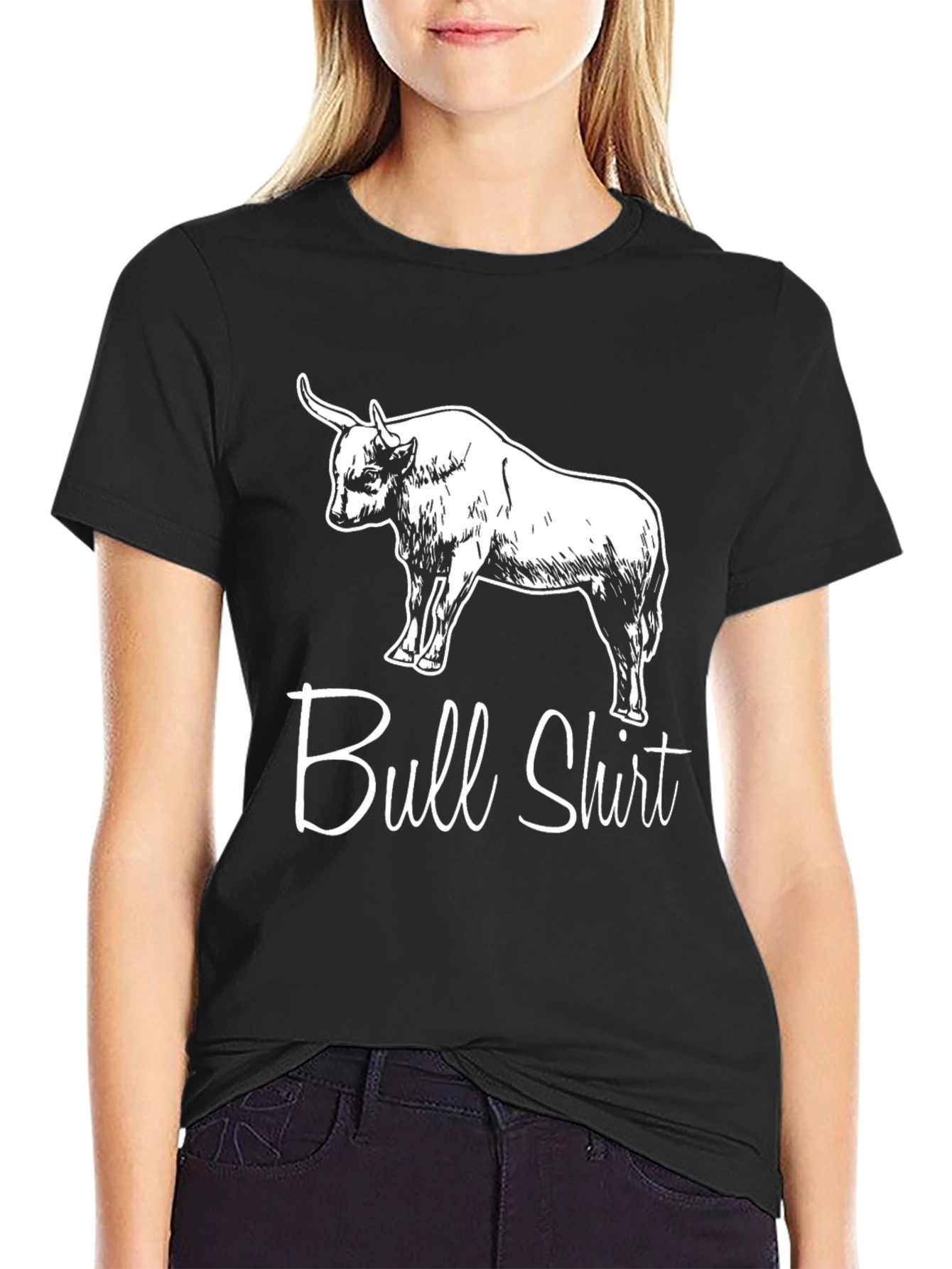 Bull Shirt Graphic Tee - Funny Animal T-Shirt