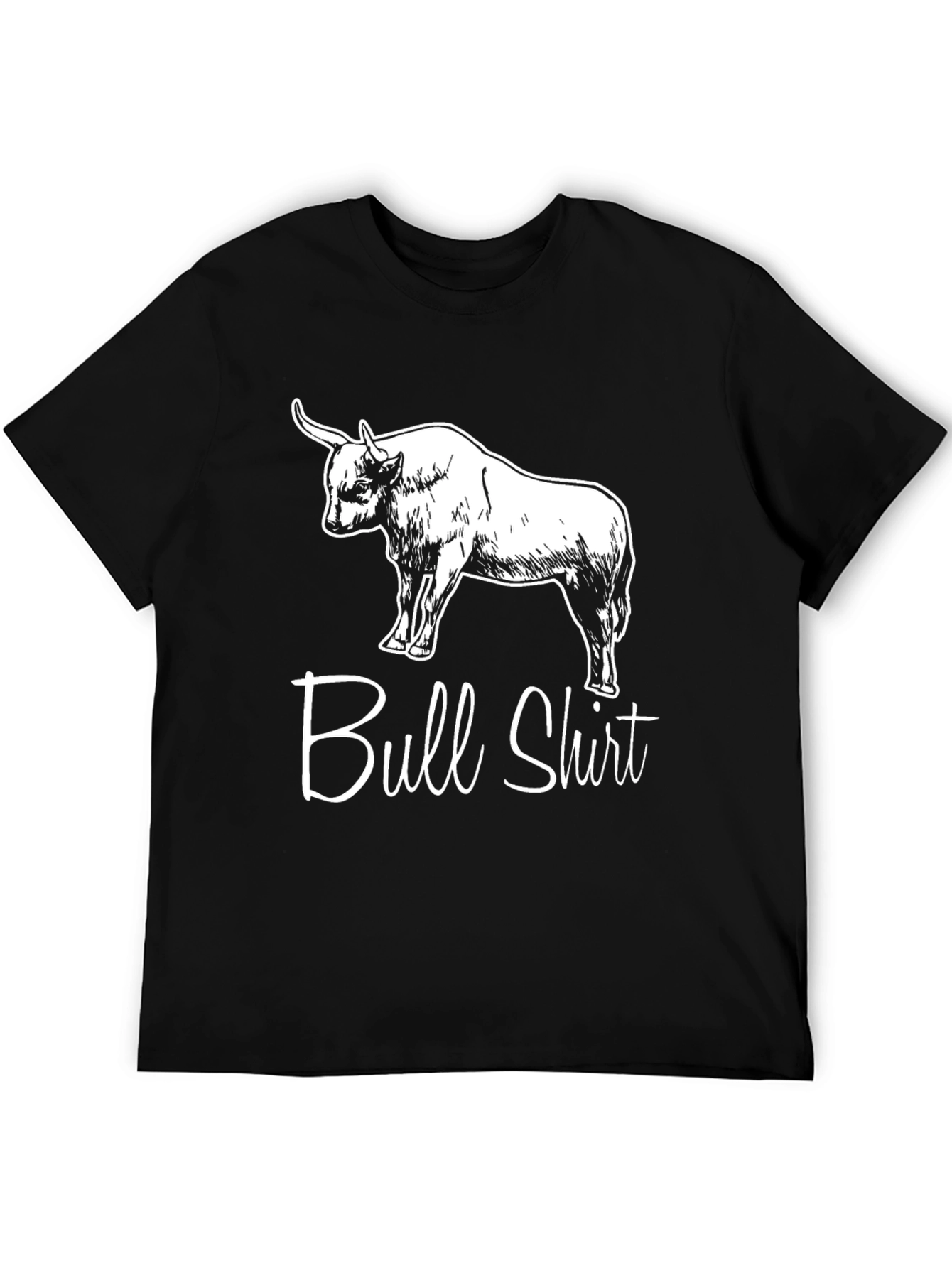 Bull Shirt Graphic Tee - Funny Animal T-Shirt