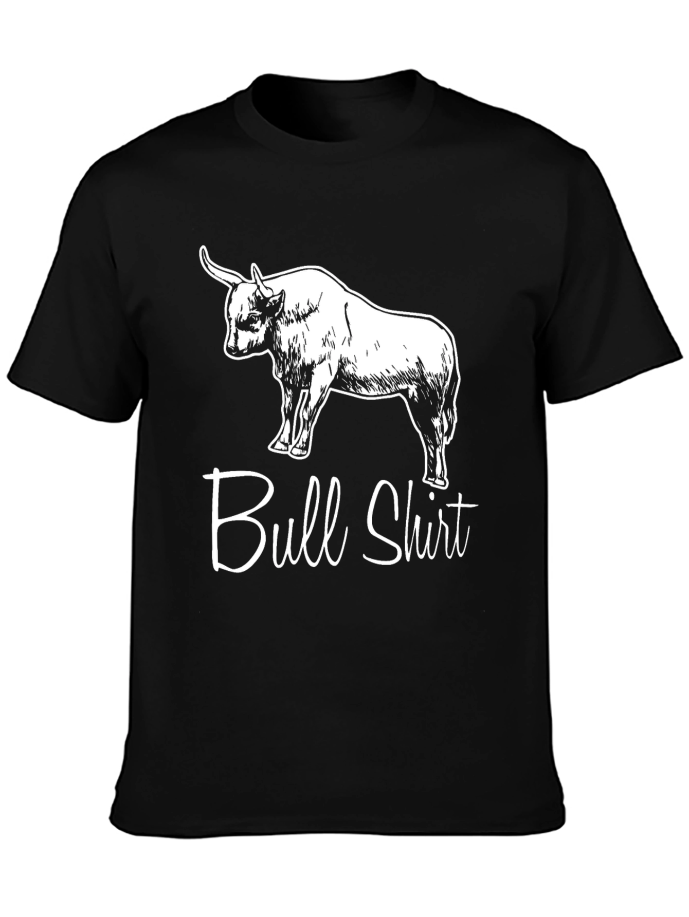 Bull Shirt Graphic Tee - Funny Animal T-Shirt