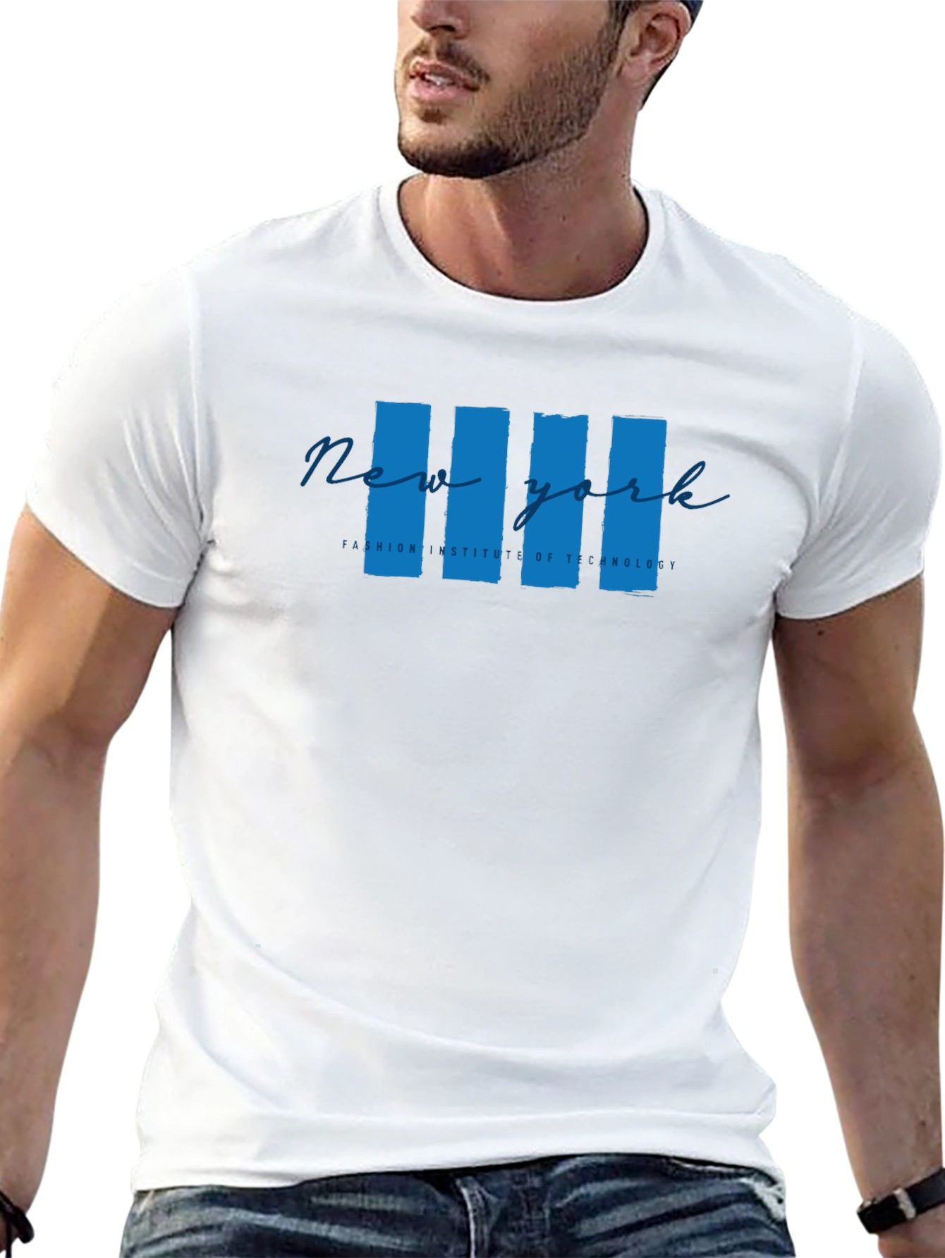 New York FIT Black Graphic Tee