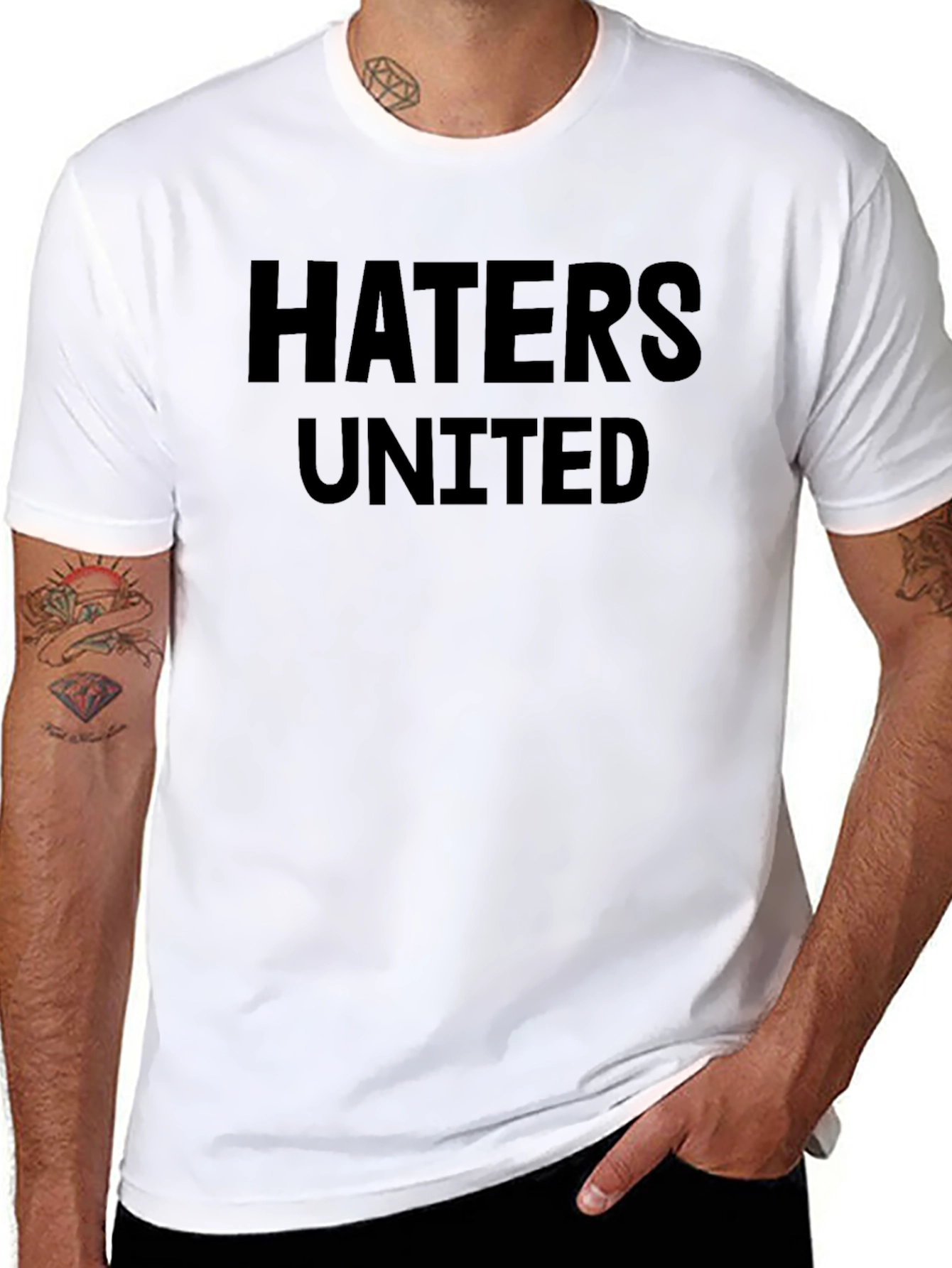 Haters United Black T-Shirt