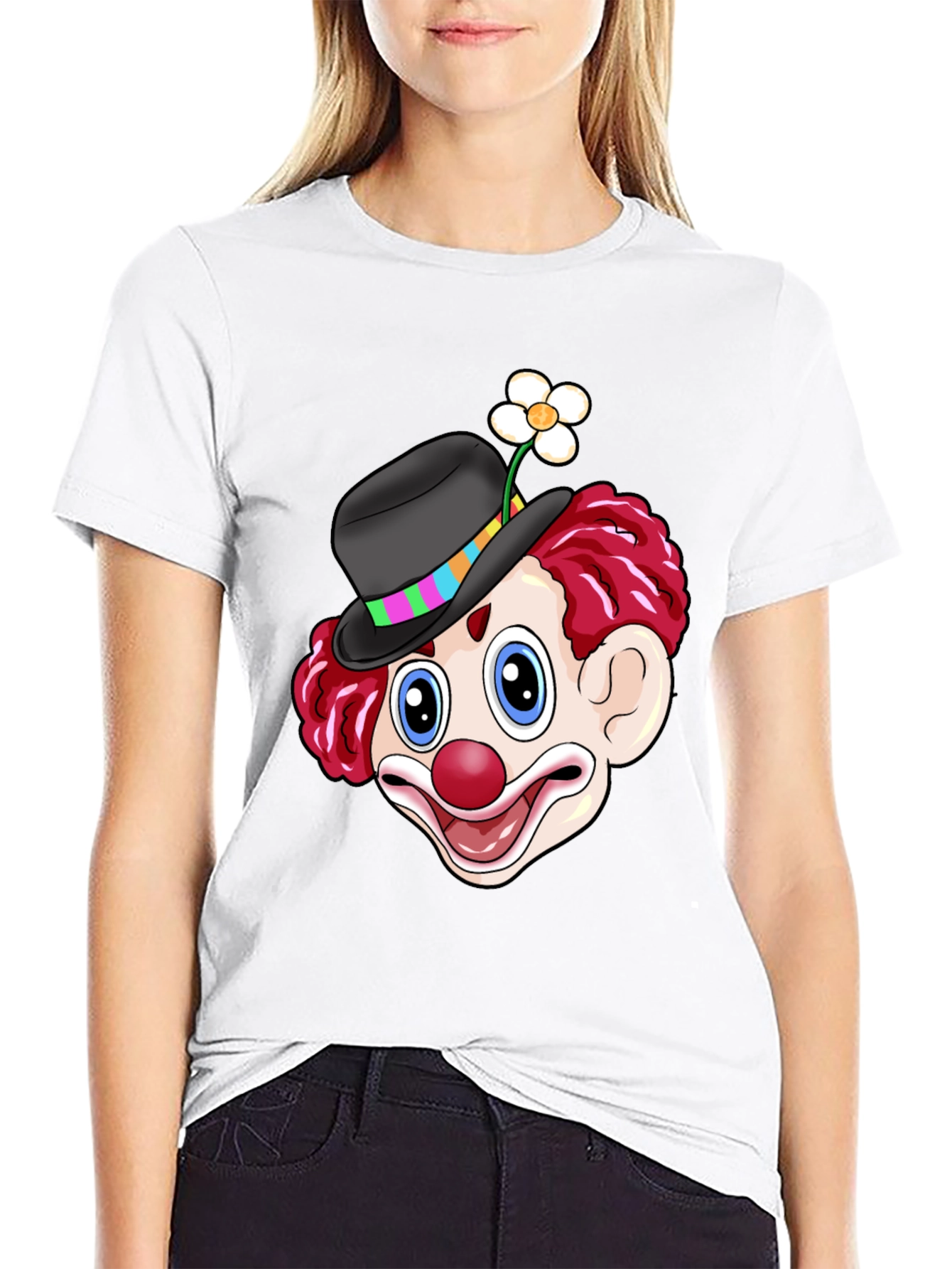 Clown Graphic Tee - Fun Novelty Shirt