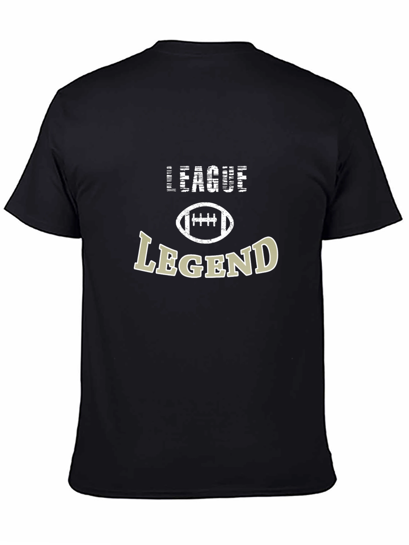 League Legend Football Graphic Tee - Black