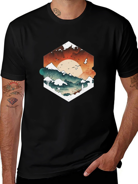 Mountain Sunset Graphic Tee