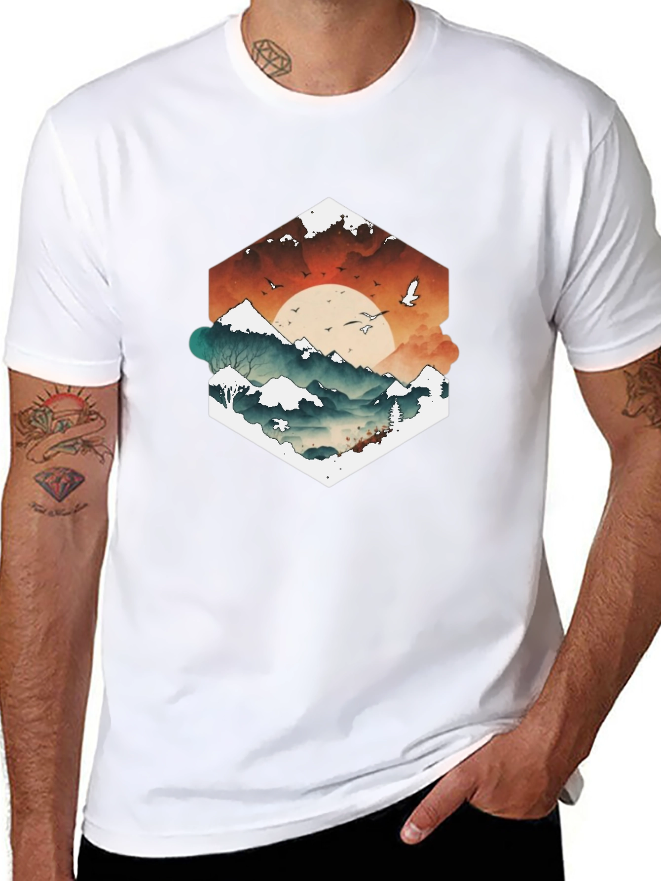 Mountain Sunset Graphic Tee