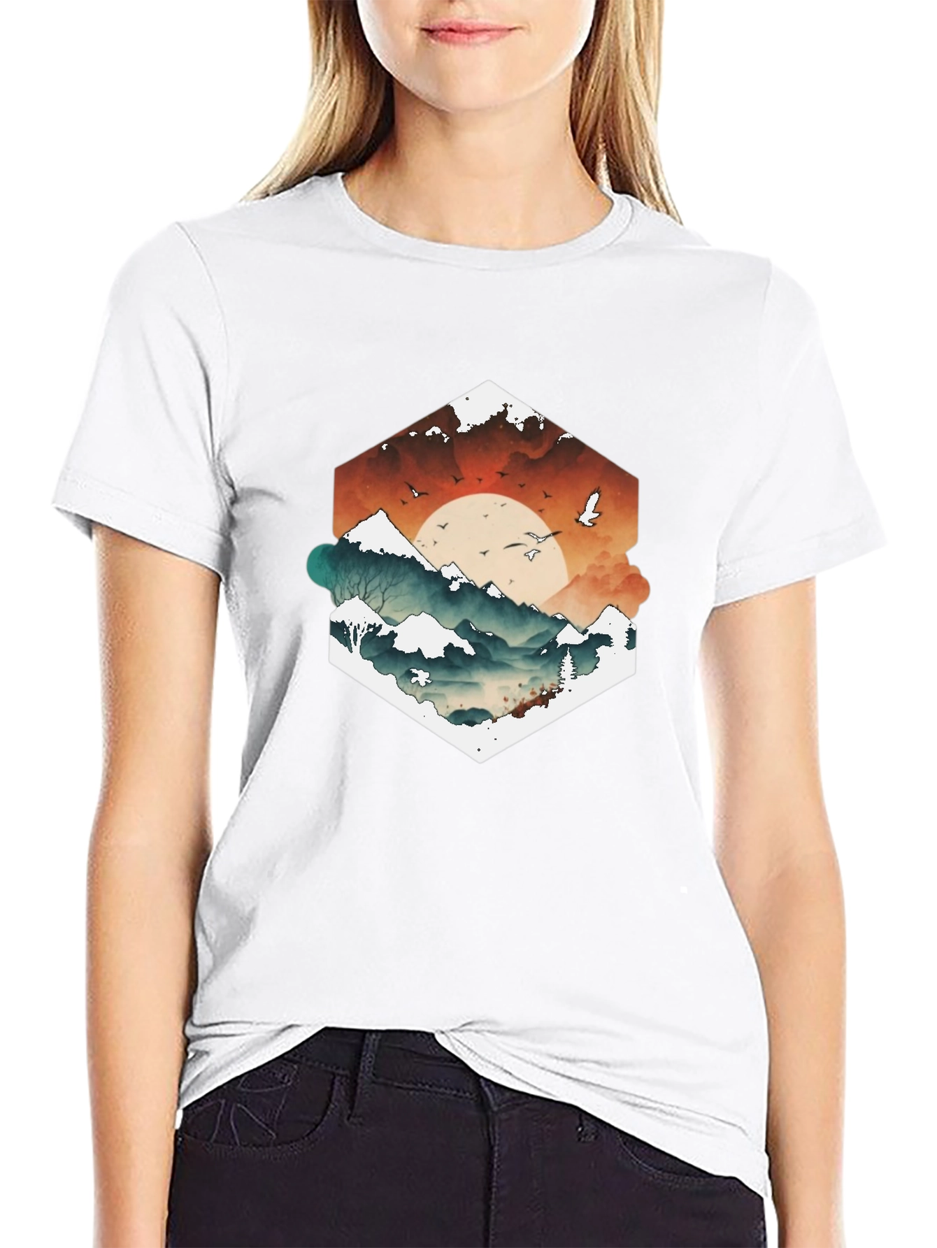 Mountain Sunset Graphic Tee