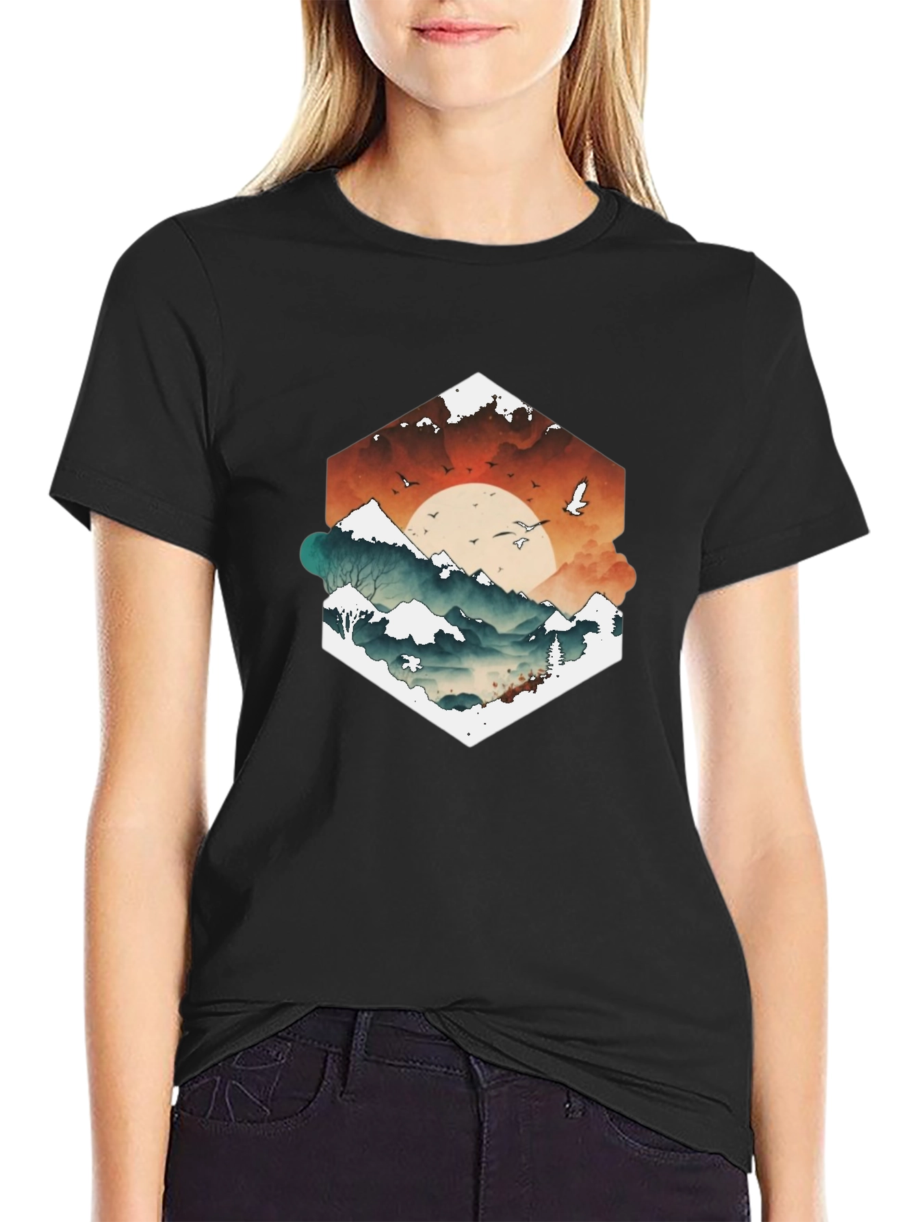 Mountain Sunset Graphic Tee