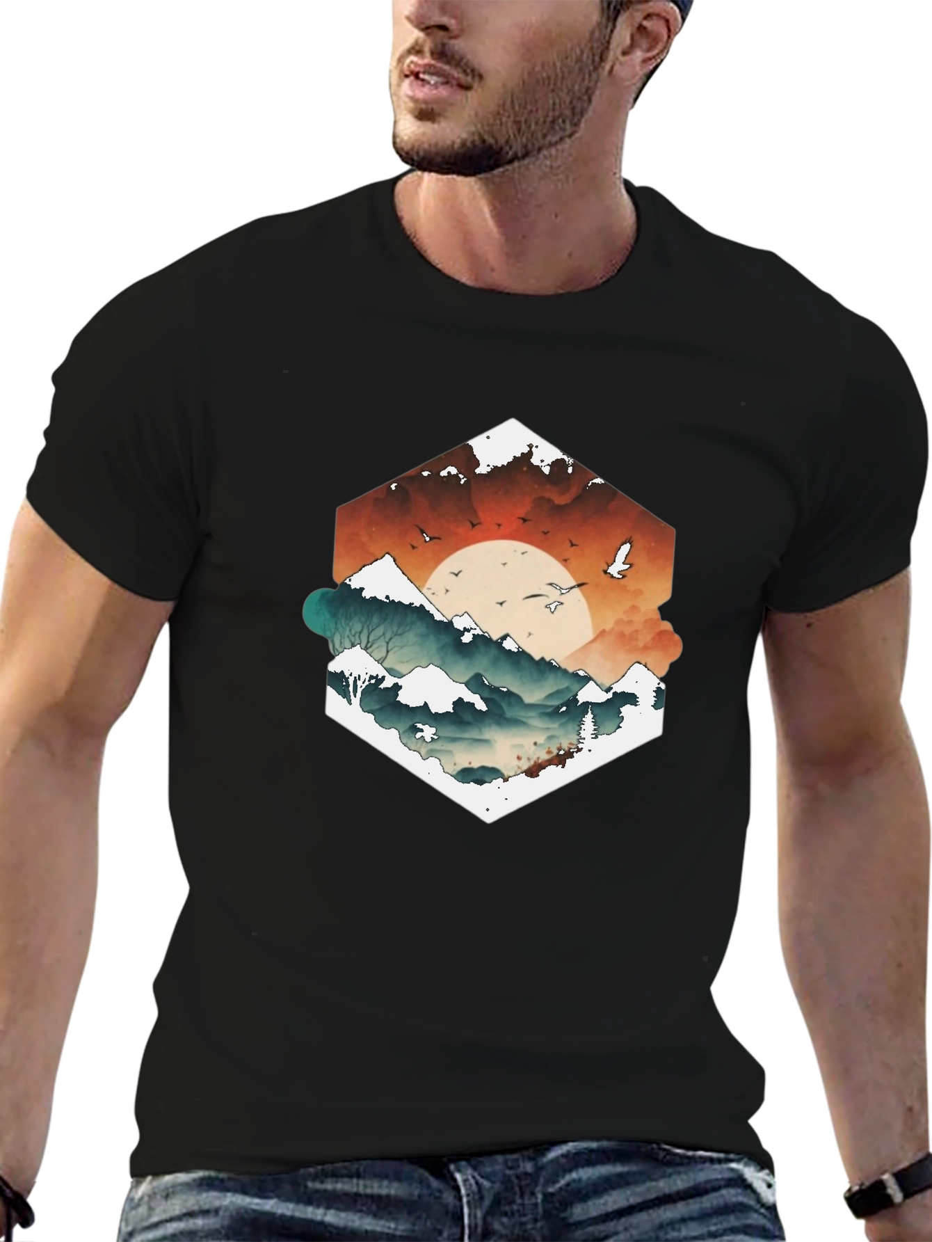 Mountain Sunset Graphic Tee