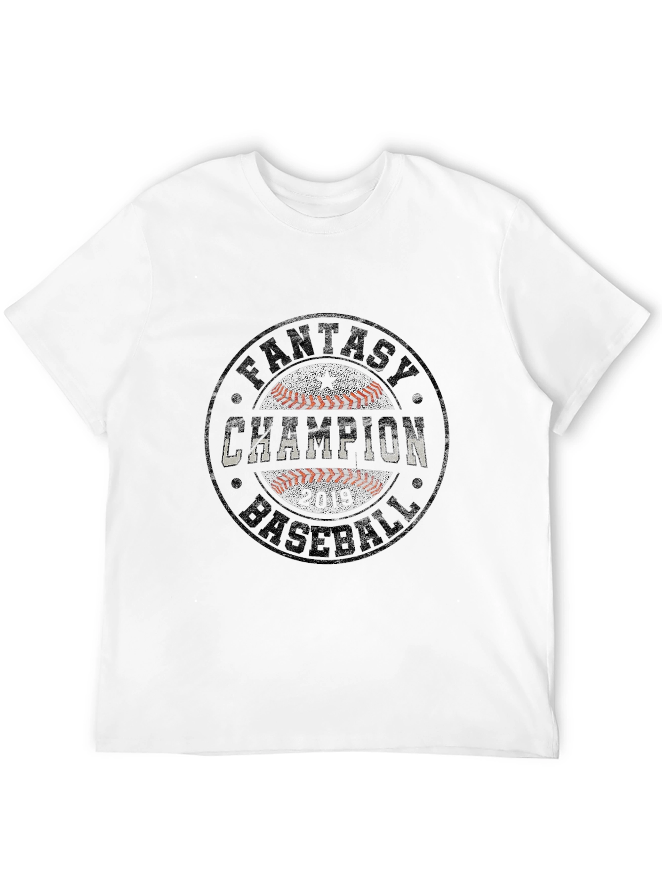 Fantasy Baseball Champion 2019 Black T-Shirt