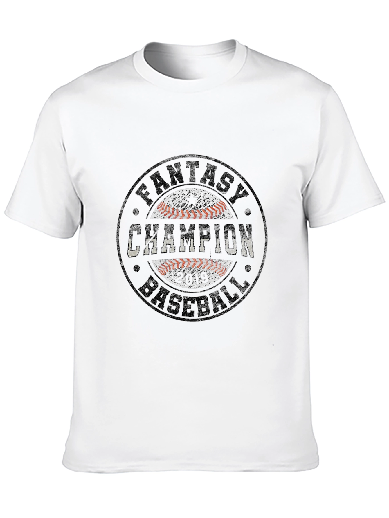 Fantasy Baseball Champion 2019 Black T-Shirt
