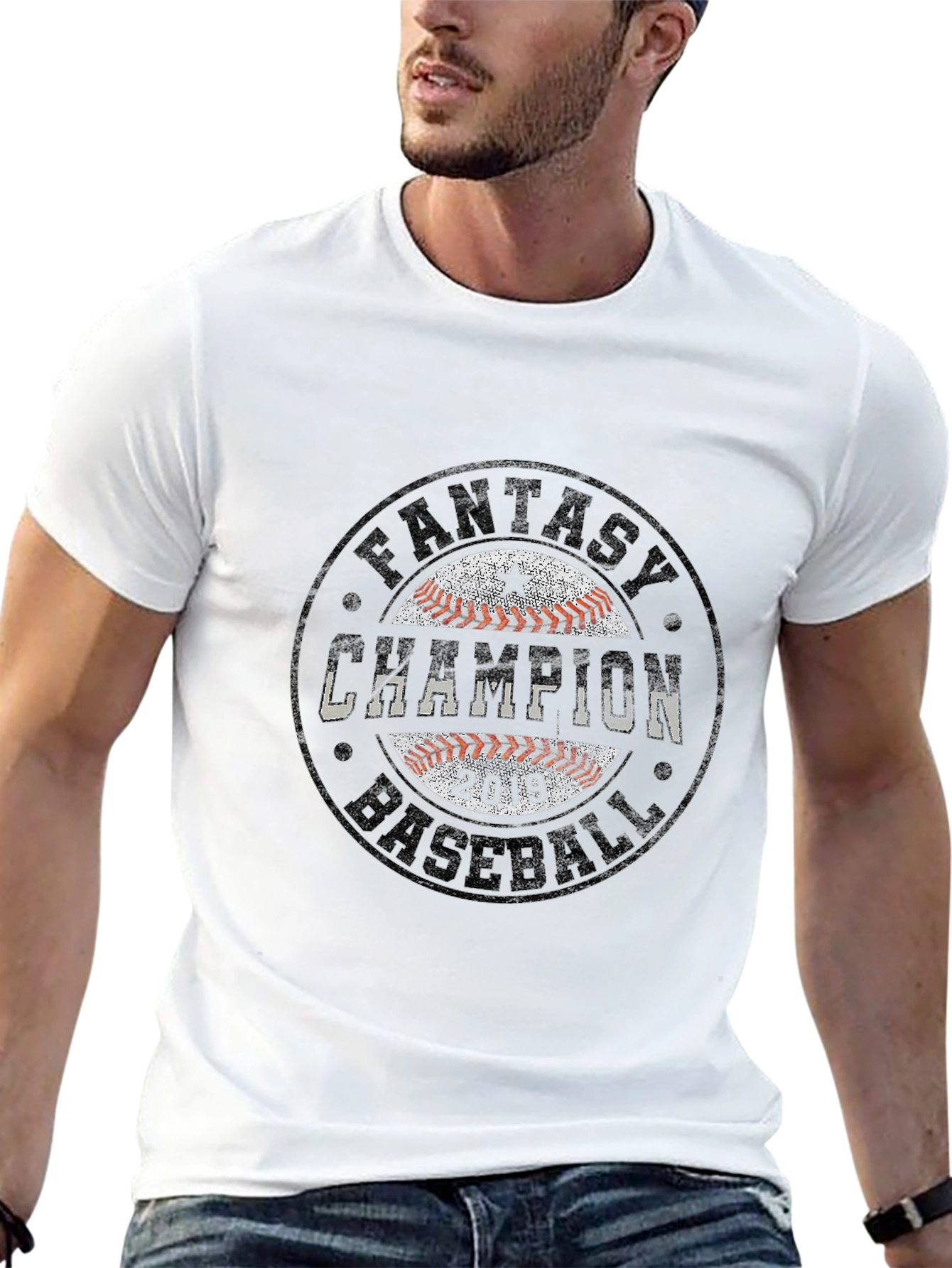 Fantasy Baseball Champion 2019 Black T-Shirt