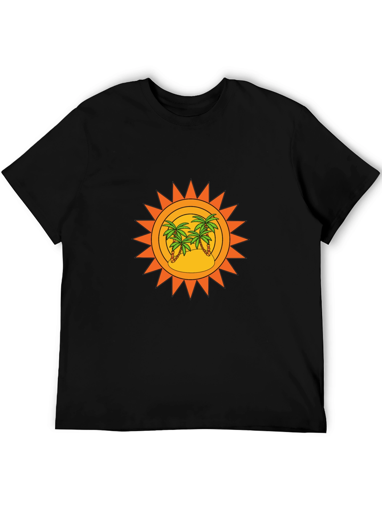Island Sun Graphic Tee - Tropical Vibe