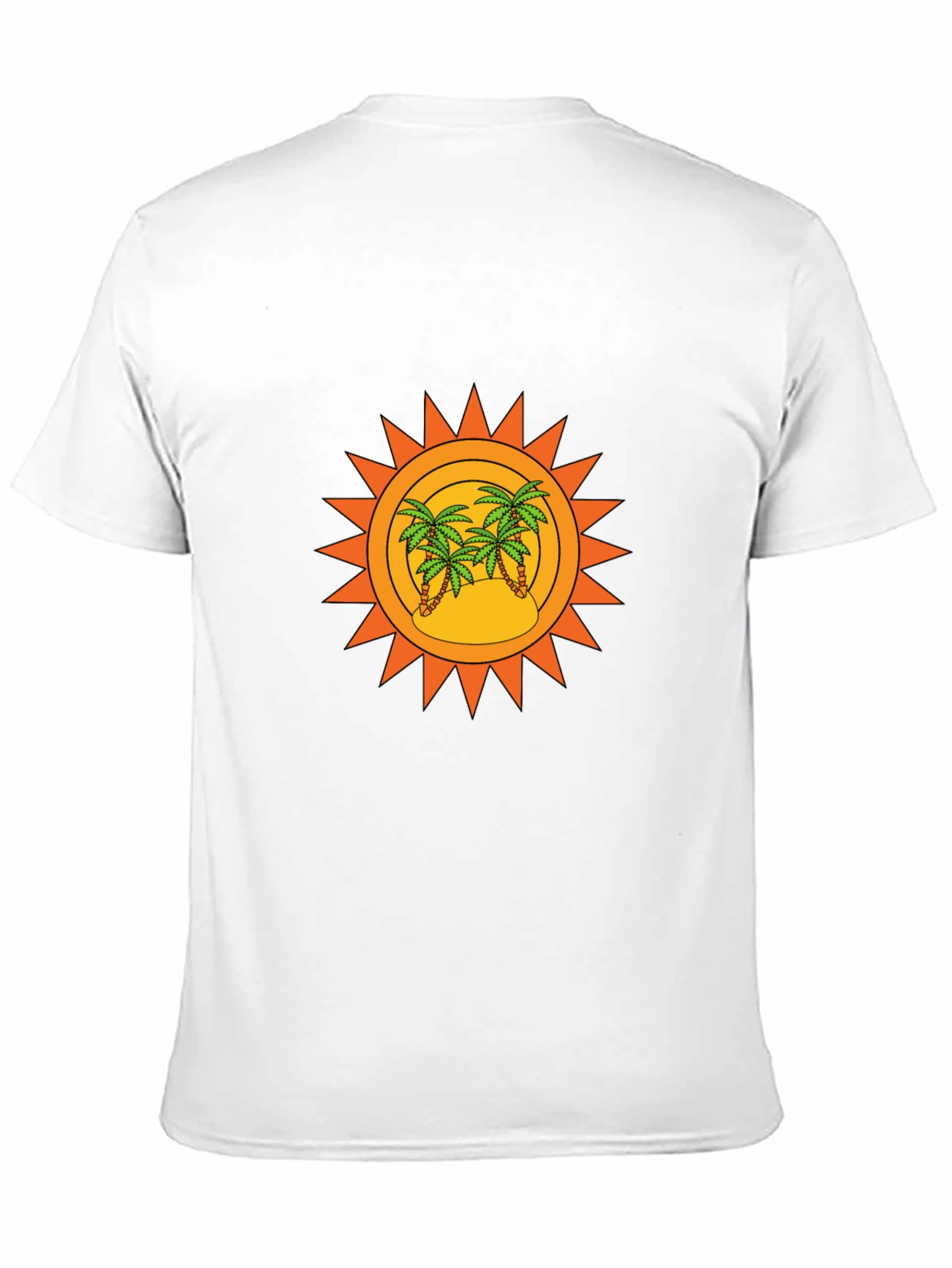 Island Sun Graphic Tee - Tropical Vibe