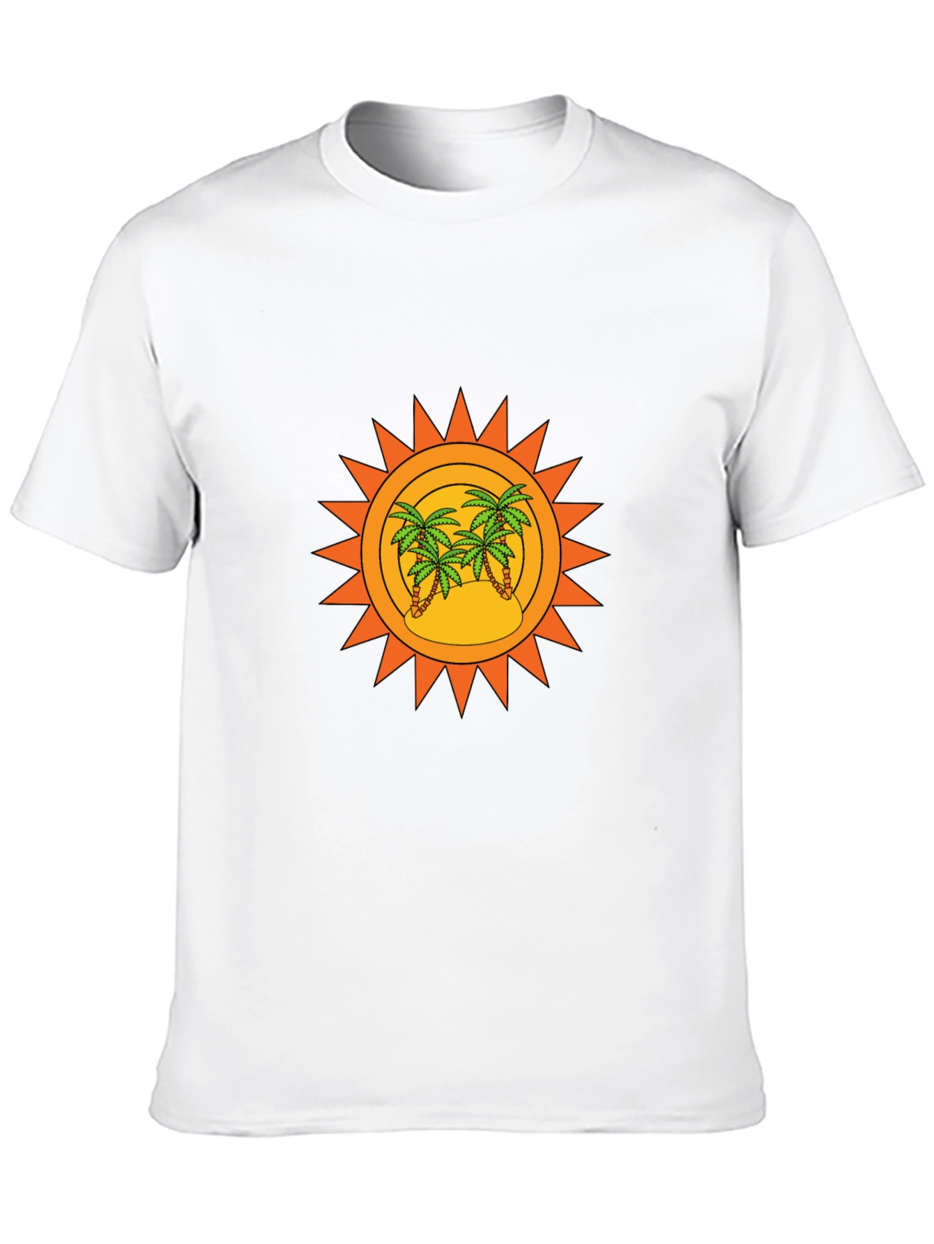 Island Sun Graphic Tee - Tropical Vibe