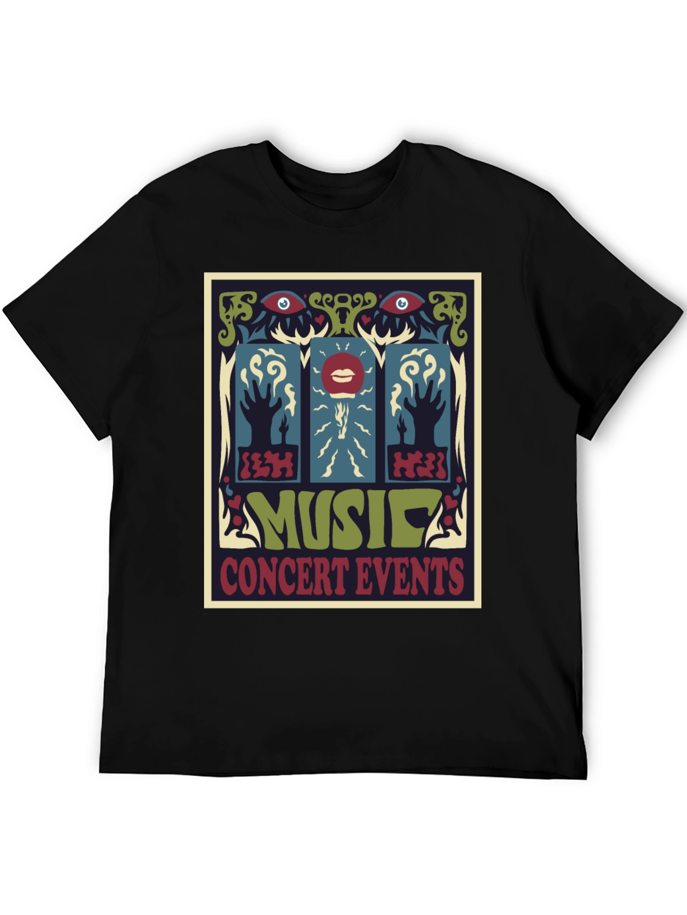 Retro Music Concert Events Graphic T-Shirt