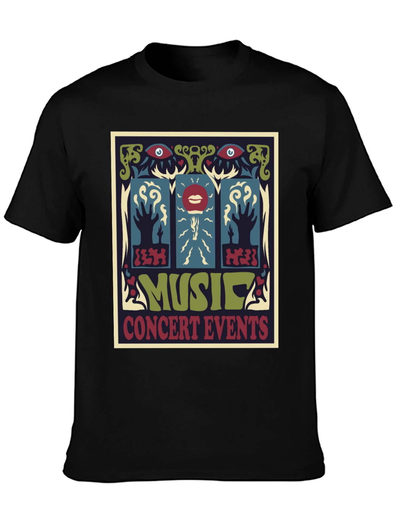 Retro Music Concert Events Graphic T-Shirt