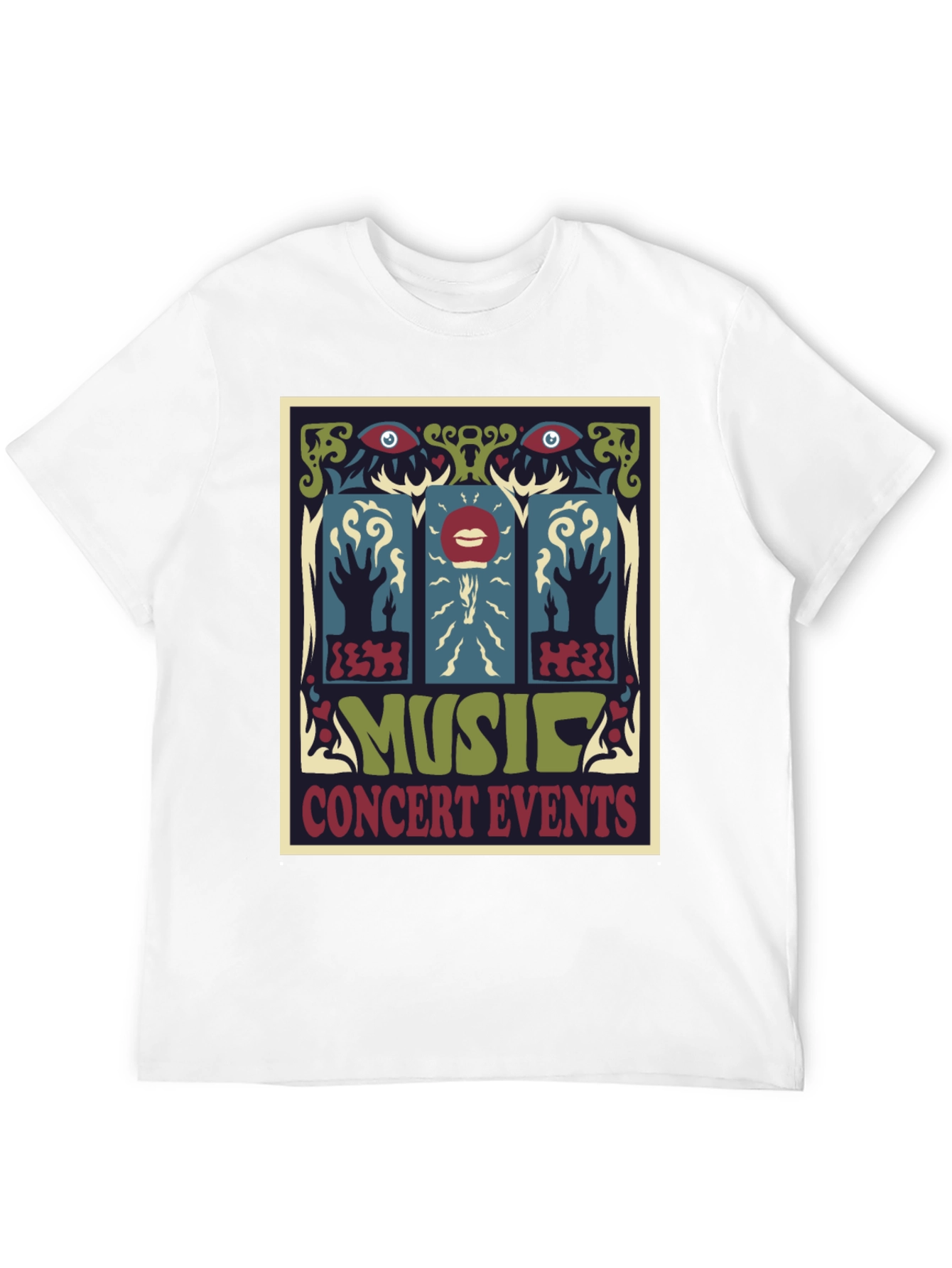 Retro Music Concert Events Graphic T-Shirt