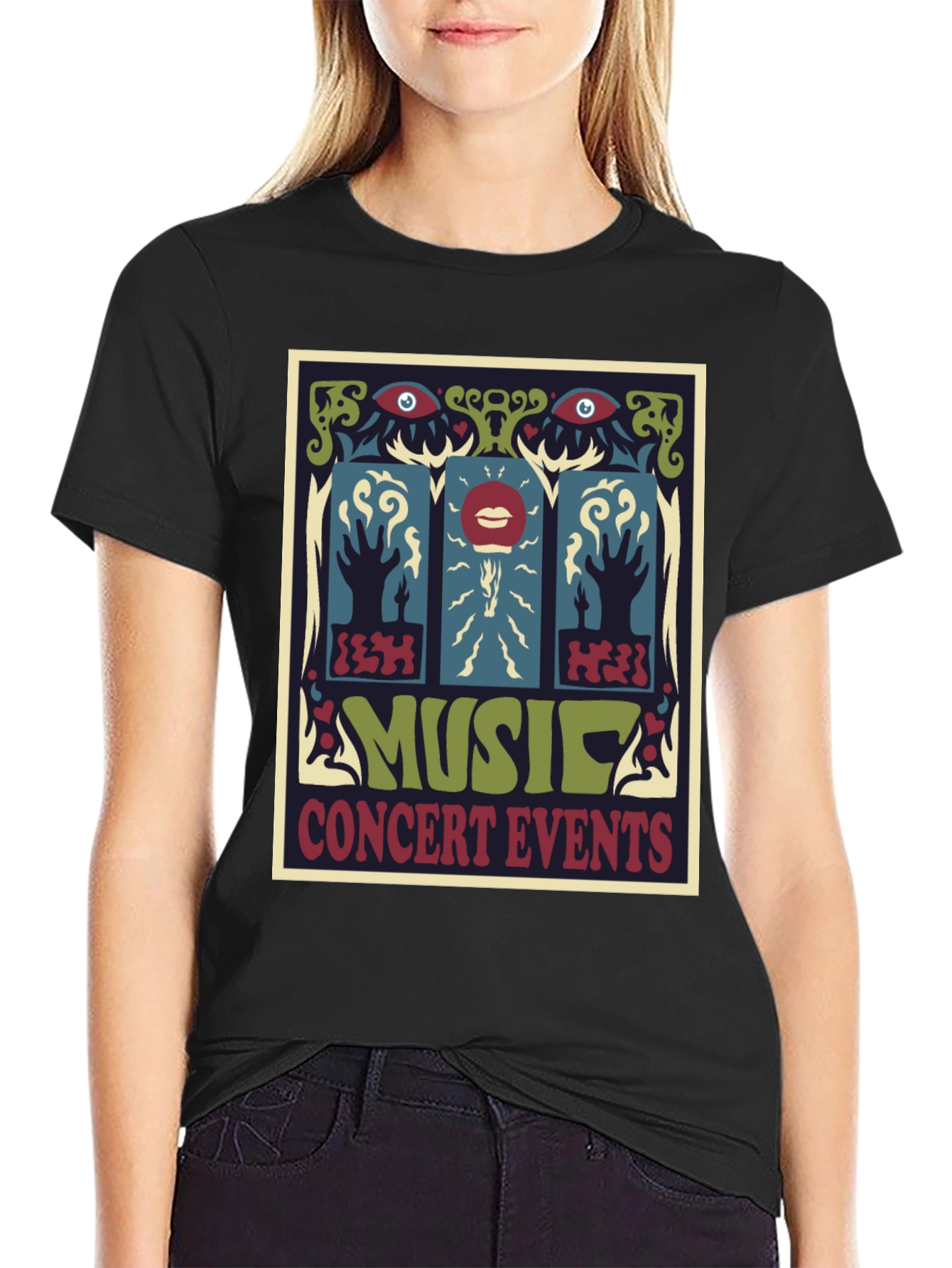 Retro Music Concert Events Graphic T-Shirt