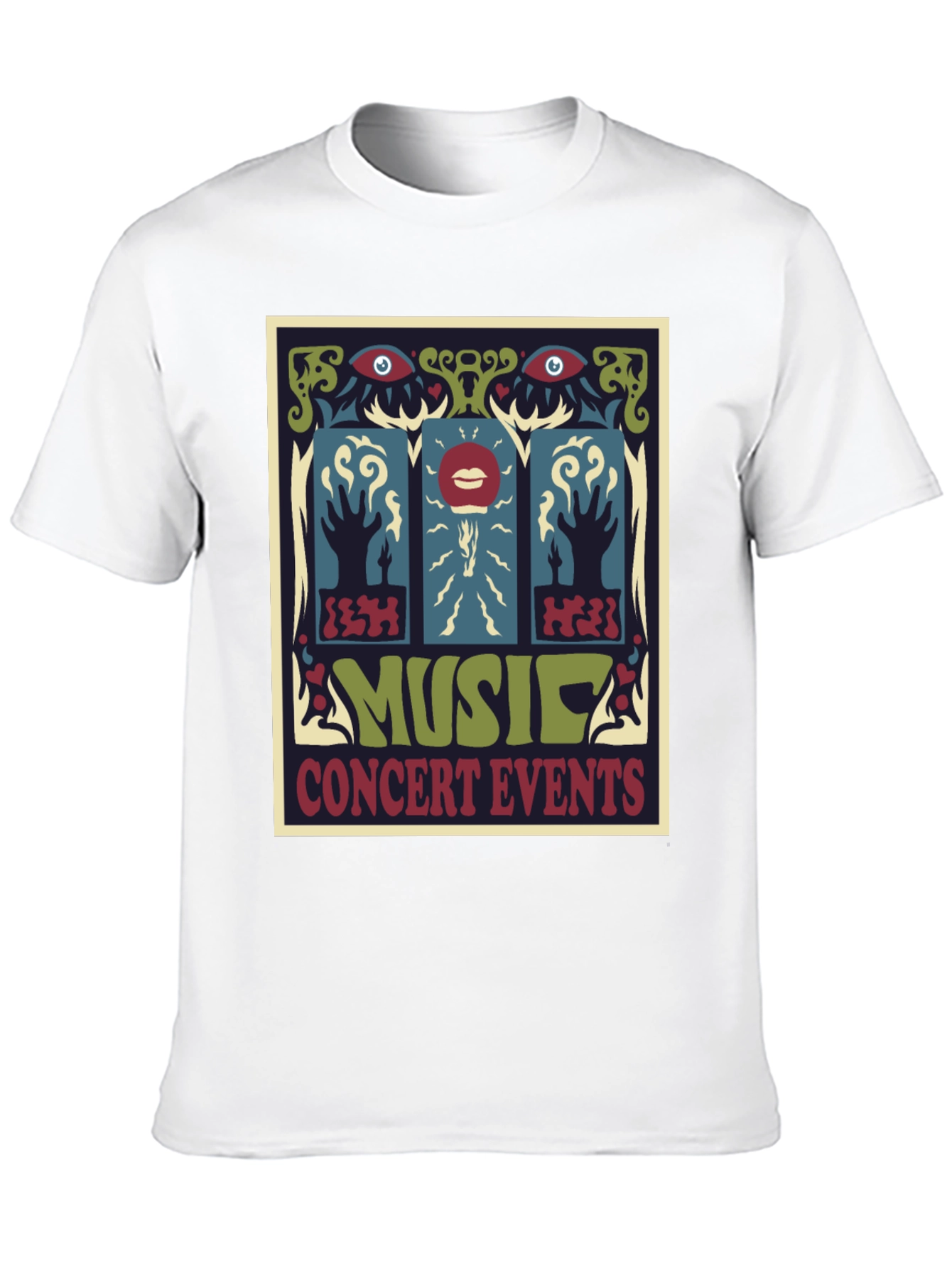 Retro Music Concert Events Graphic T-Shirt