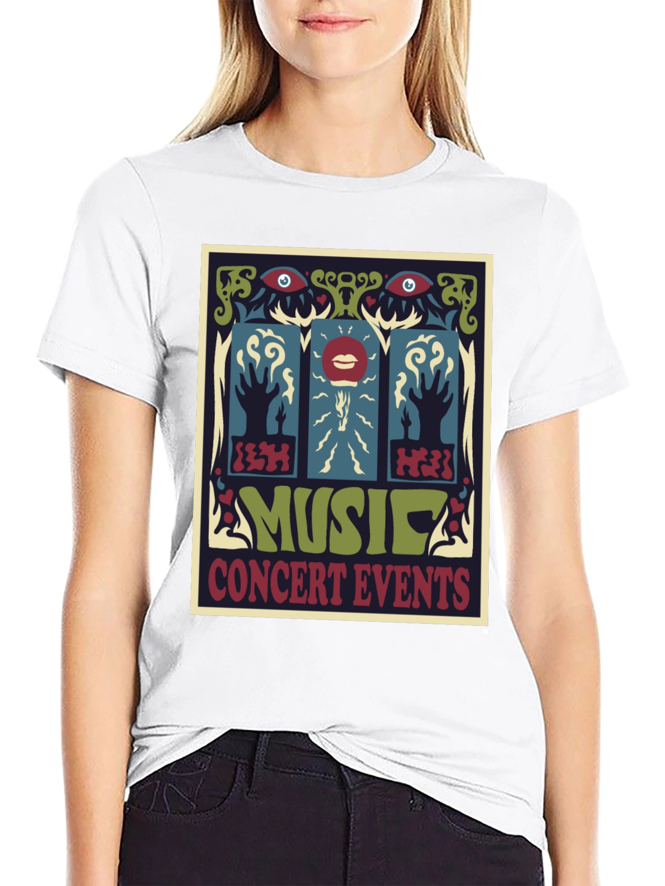 Retro Music Concert Events Graphic T-Shirt