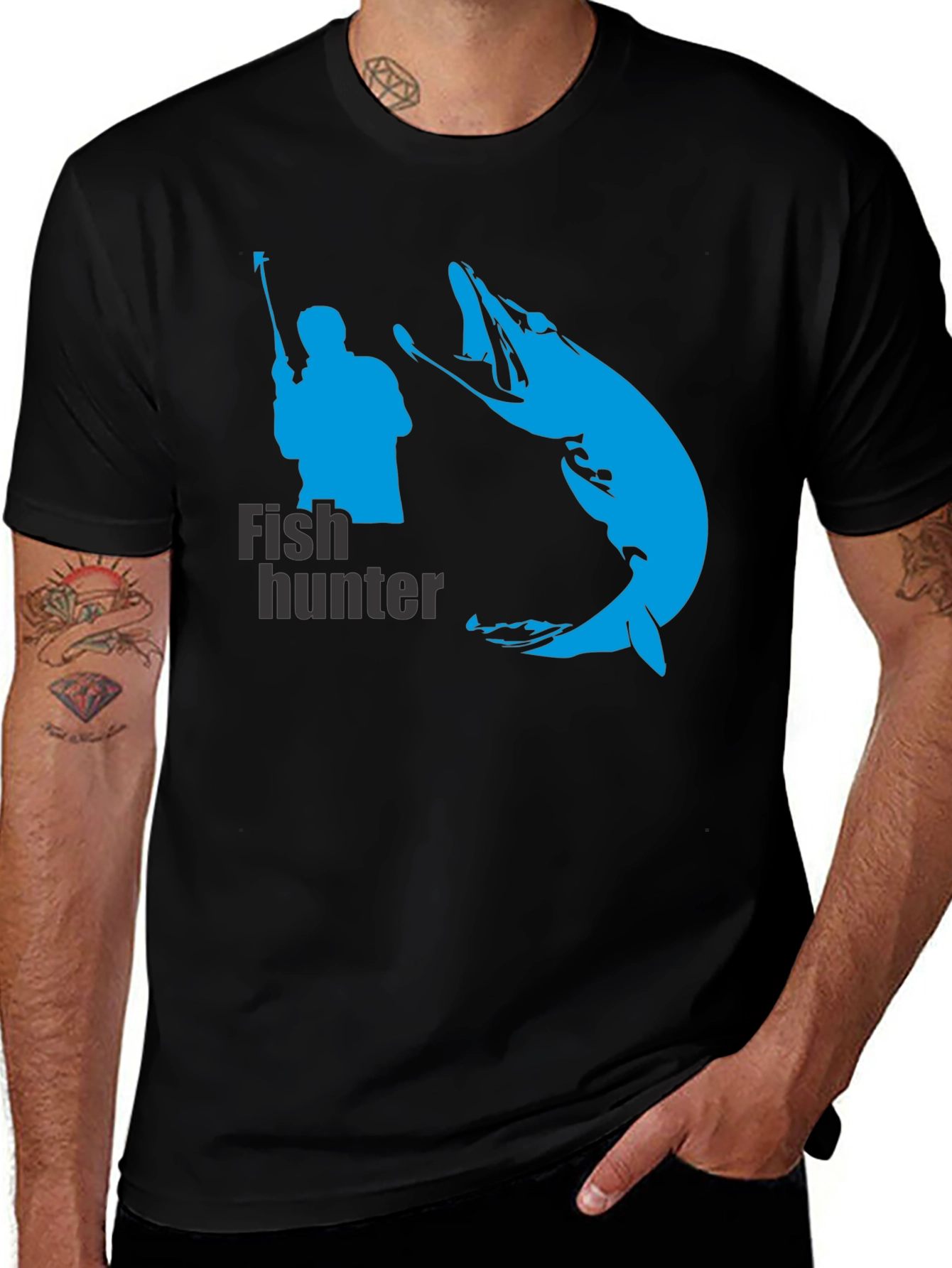 Fish Hunter Graphic Tee - Anglers Dream