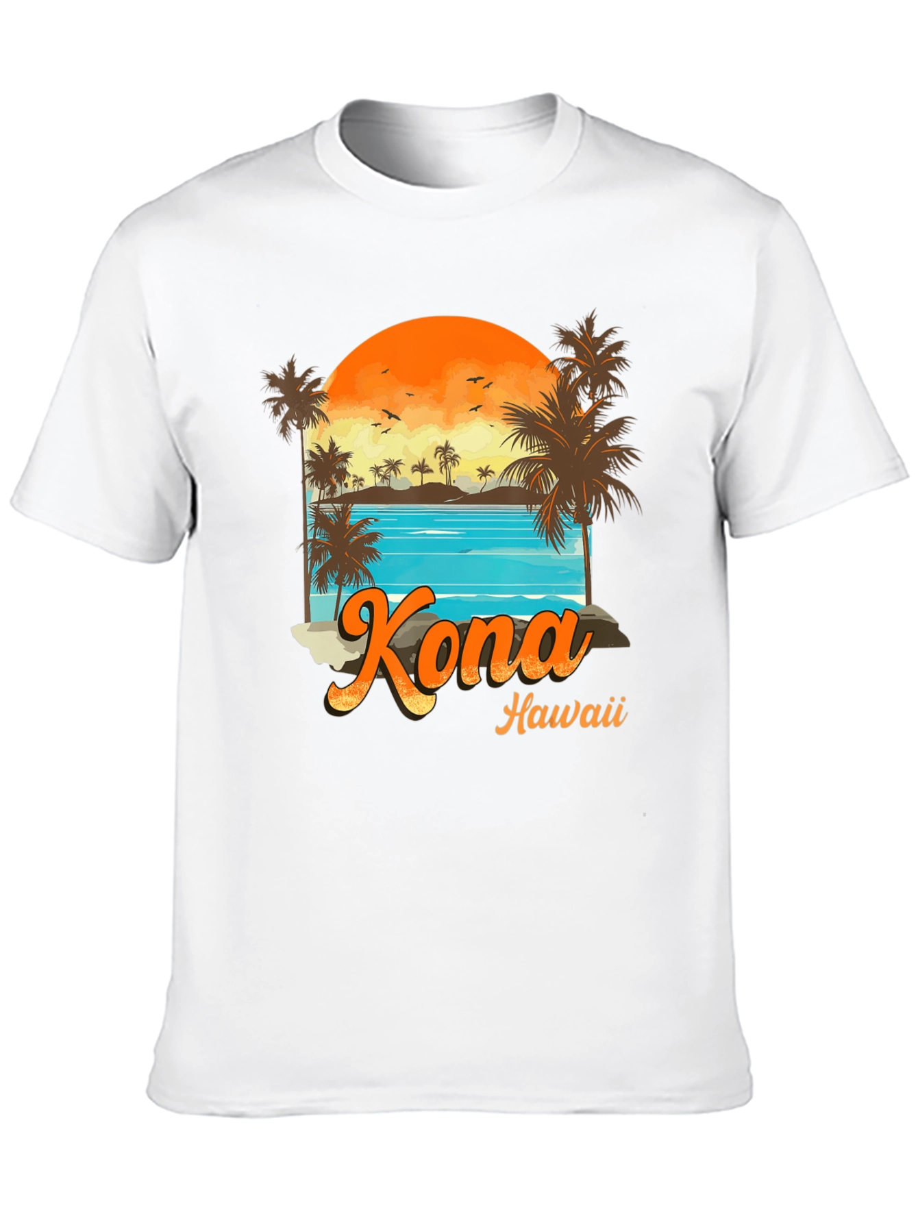 Kona Hawaii Graphic T-Shirt - Island Vibes Tee