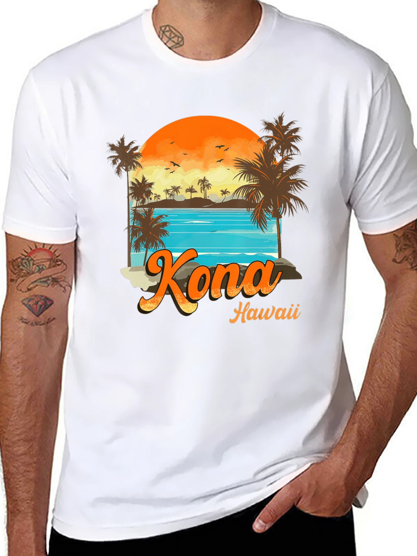 Kona Hawaii Graphic T-Shirt - Island Vibes Tee
