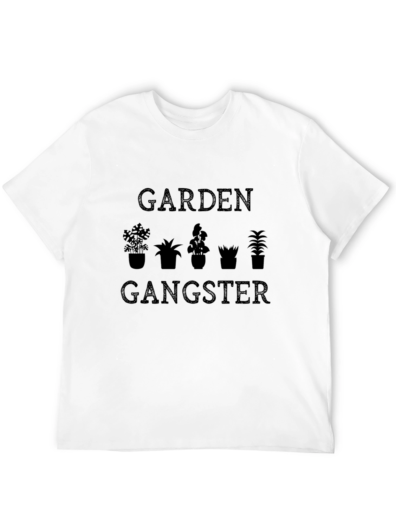Garden Gangster T-Shirt - Black Graphic Tee