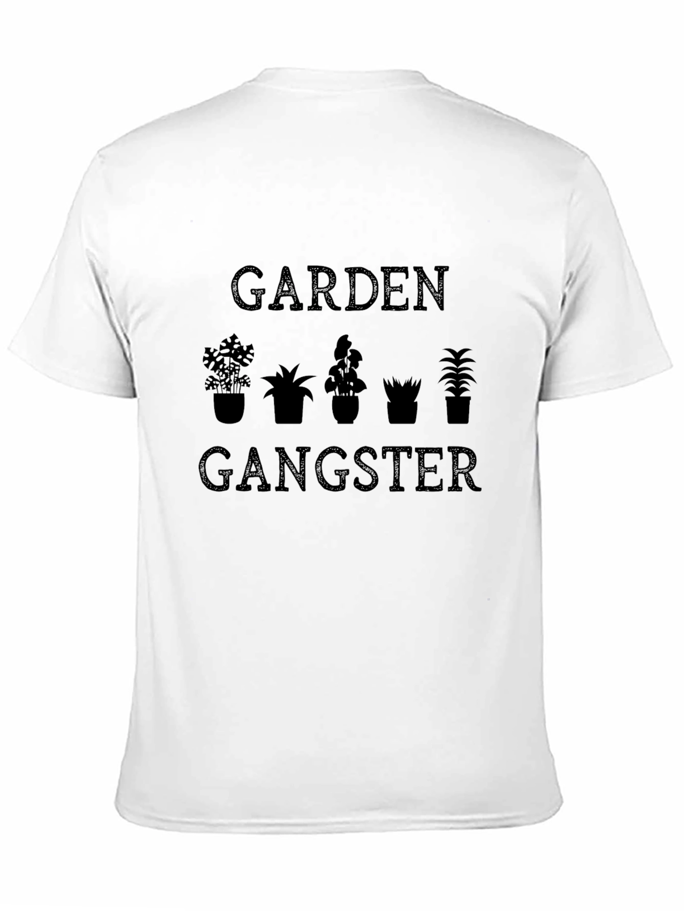 Garden Gangster T-Shirt - Black Graphic Tee