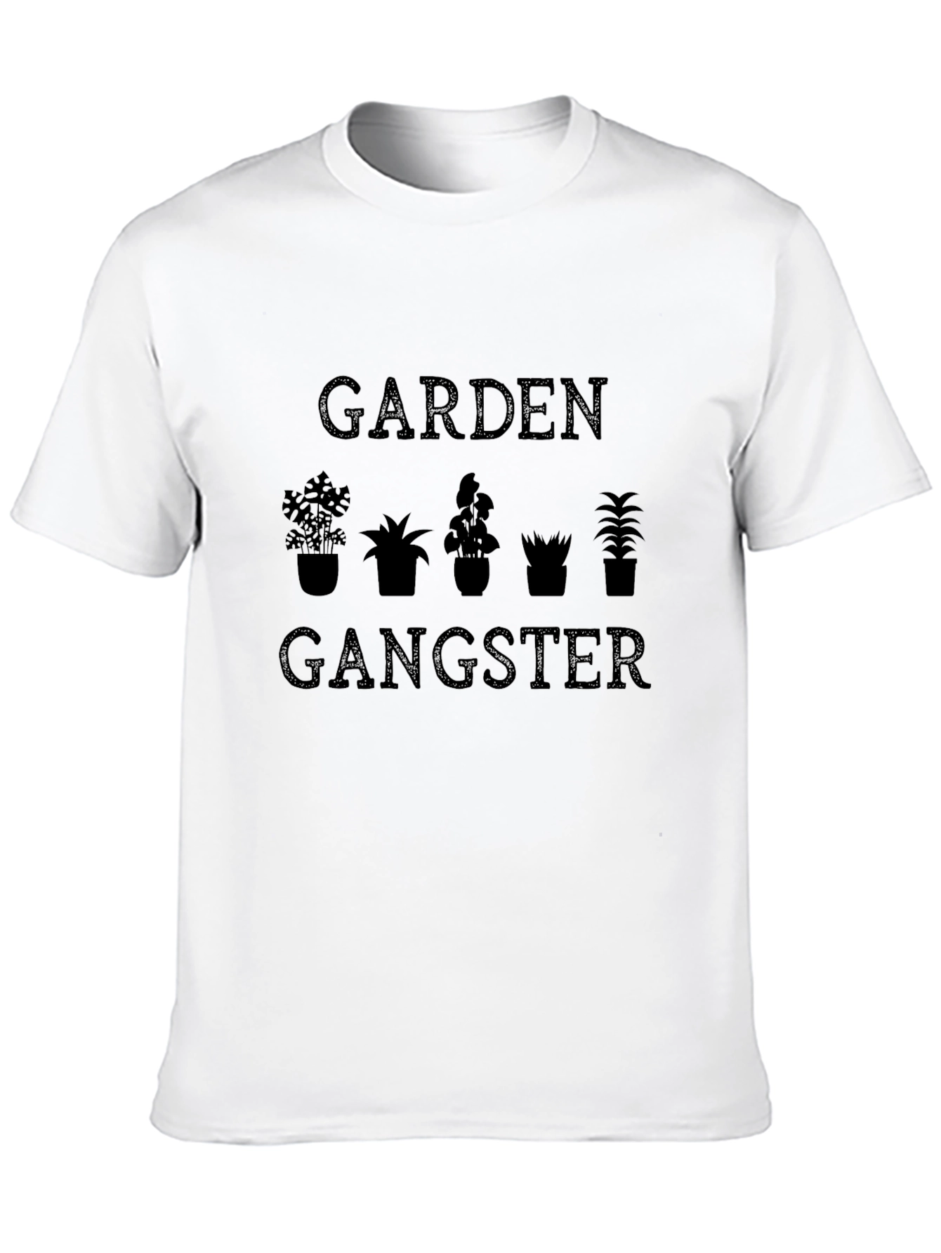 Garden Gangster T-Shirt - Black Graphic Tee