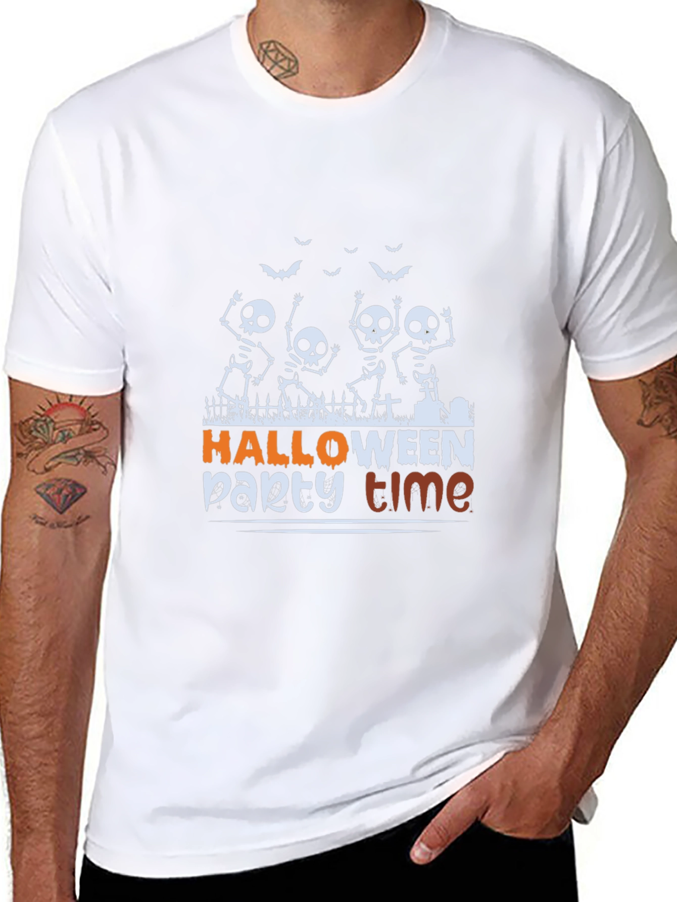 Halloween Party Time Skeleton T-Shirt