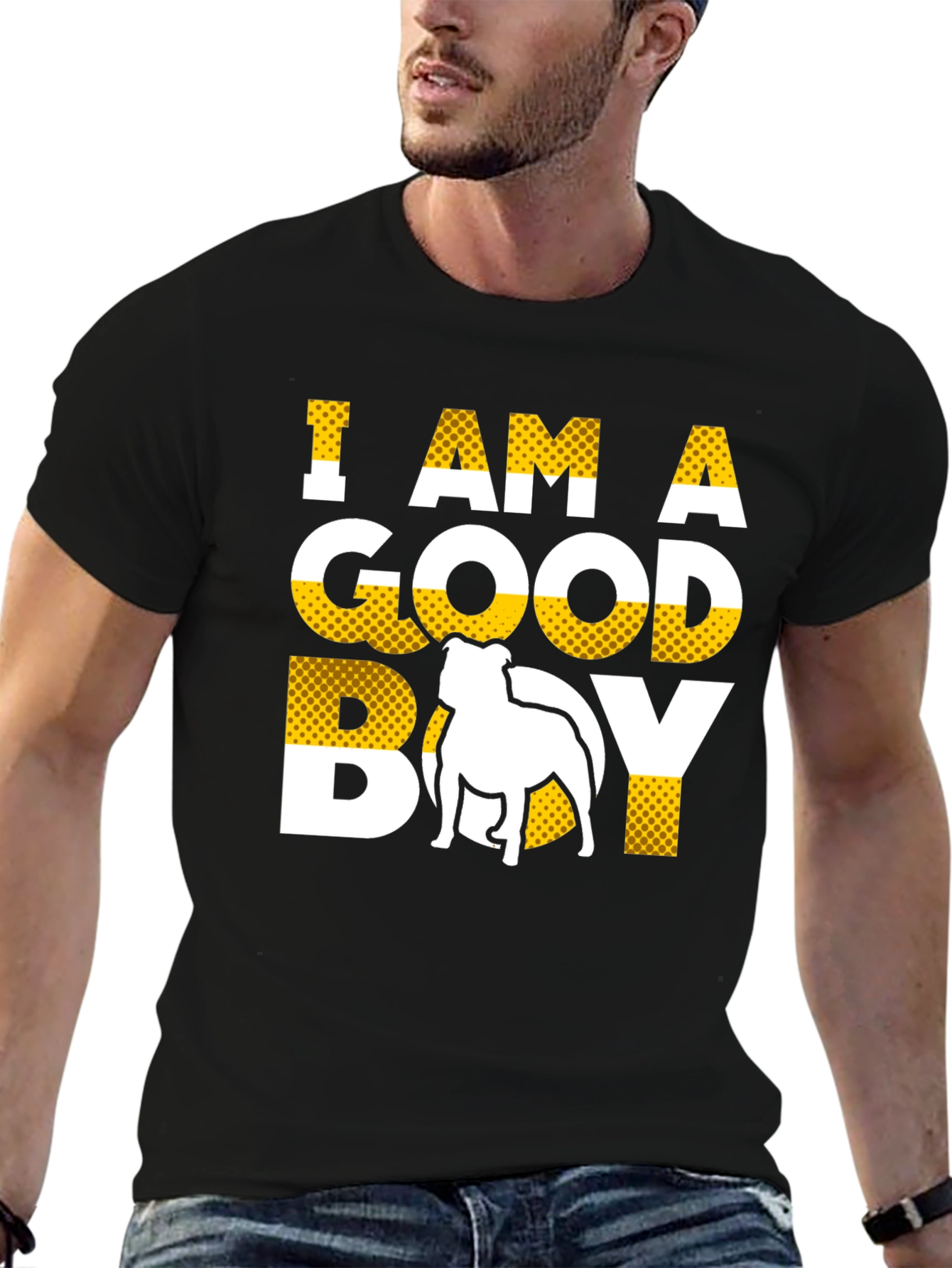 I Am A Good Boy Graphic Tee Bulldog Lover